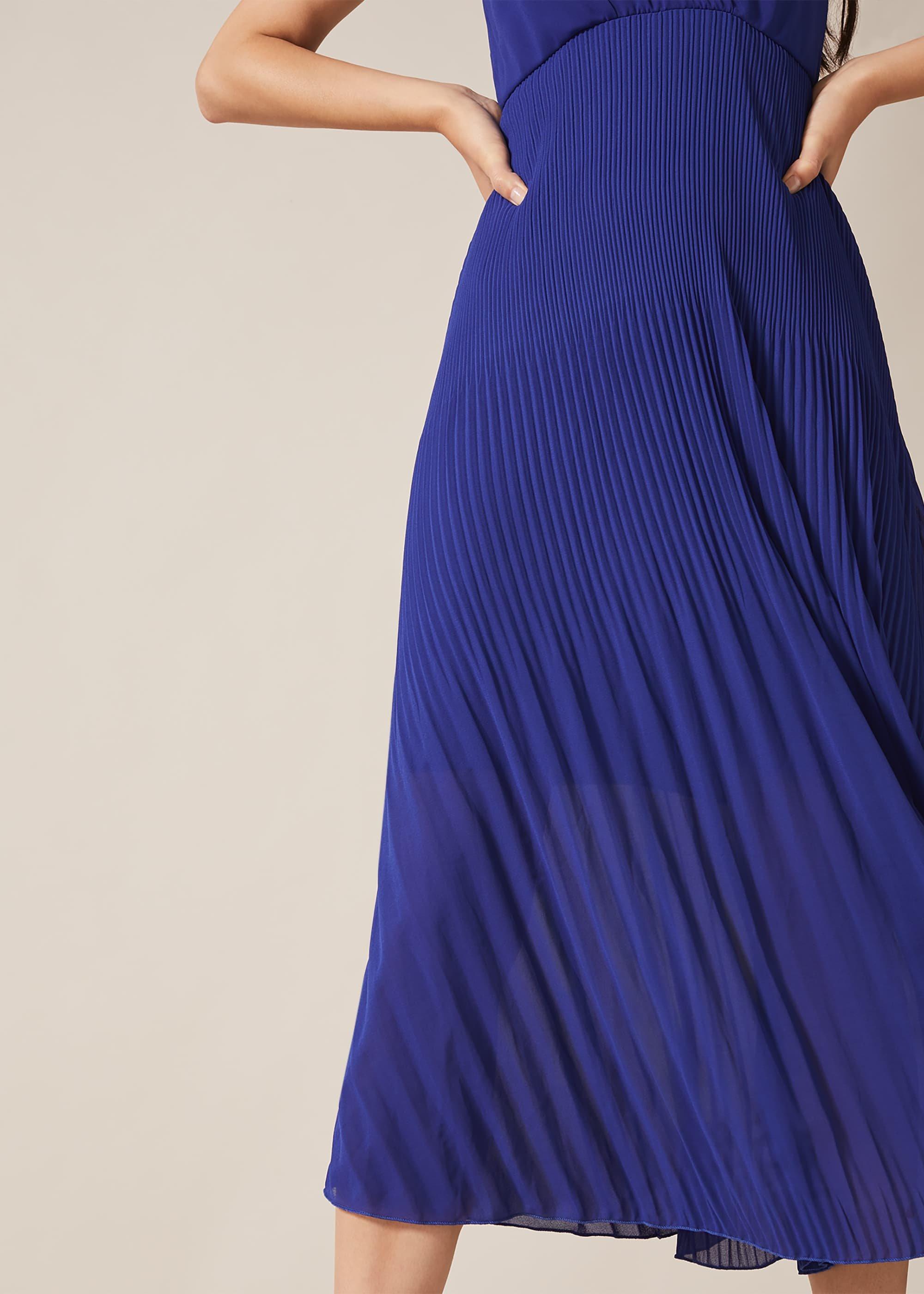 Juliet Pleat Maxi Dress