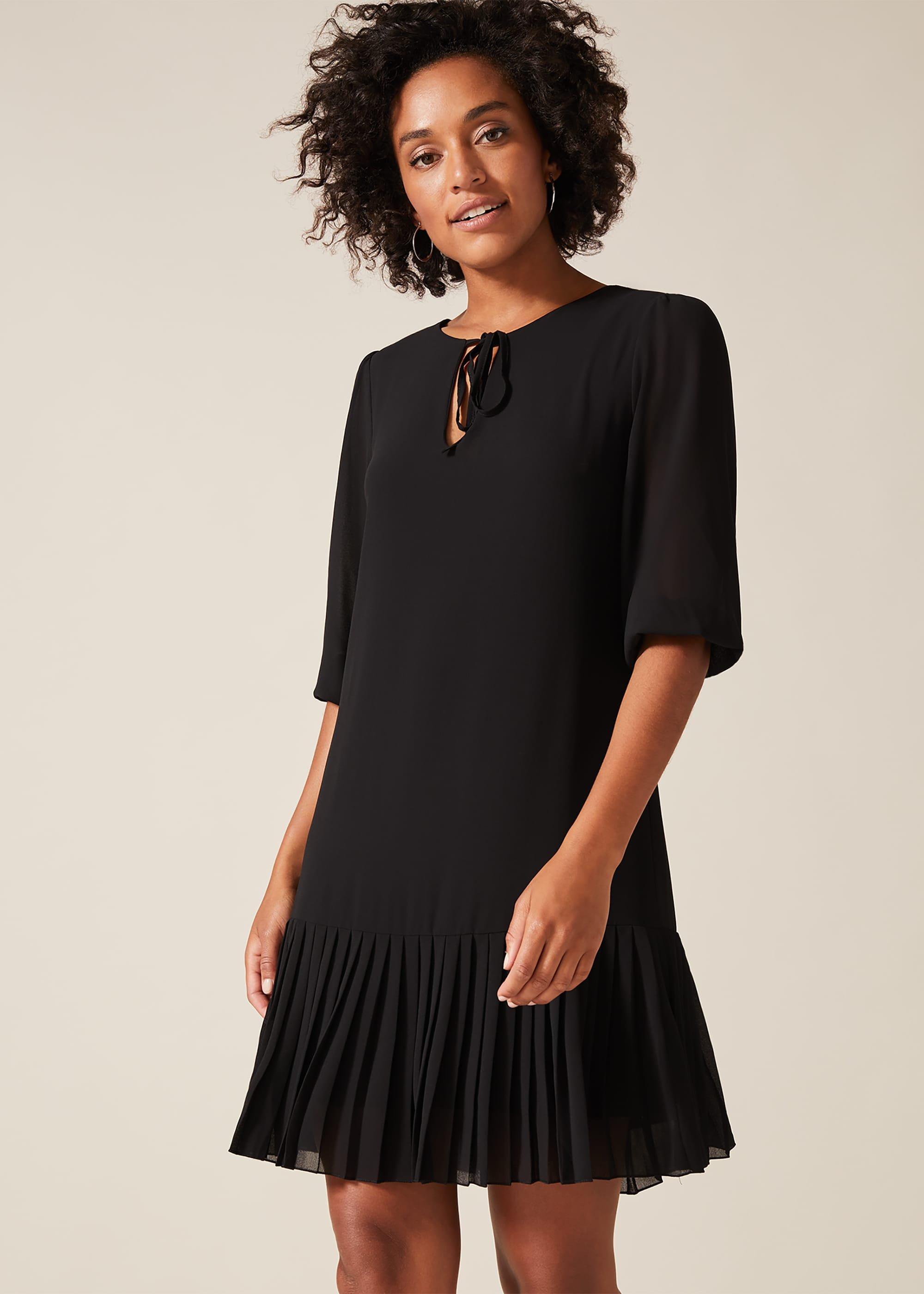 Maisie Pleat Hem Dress