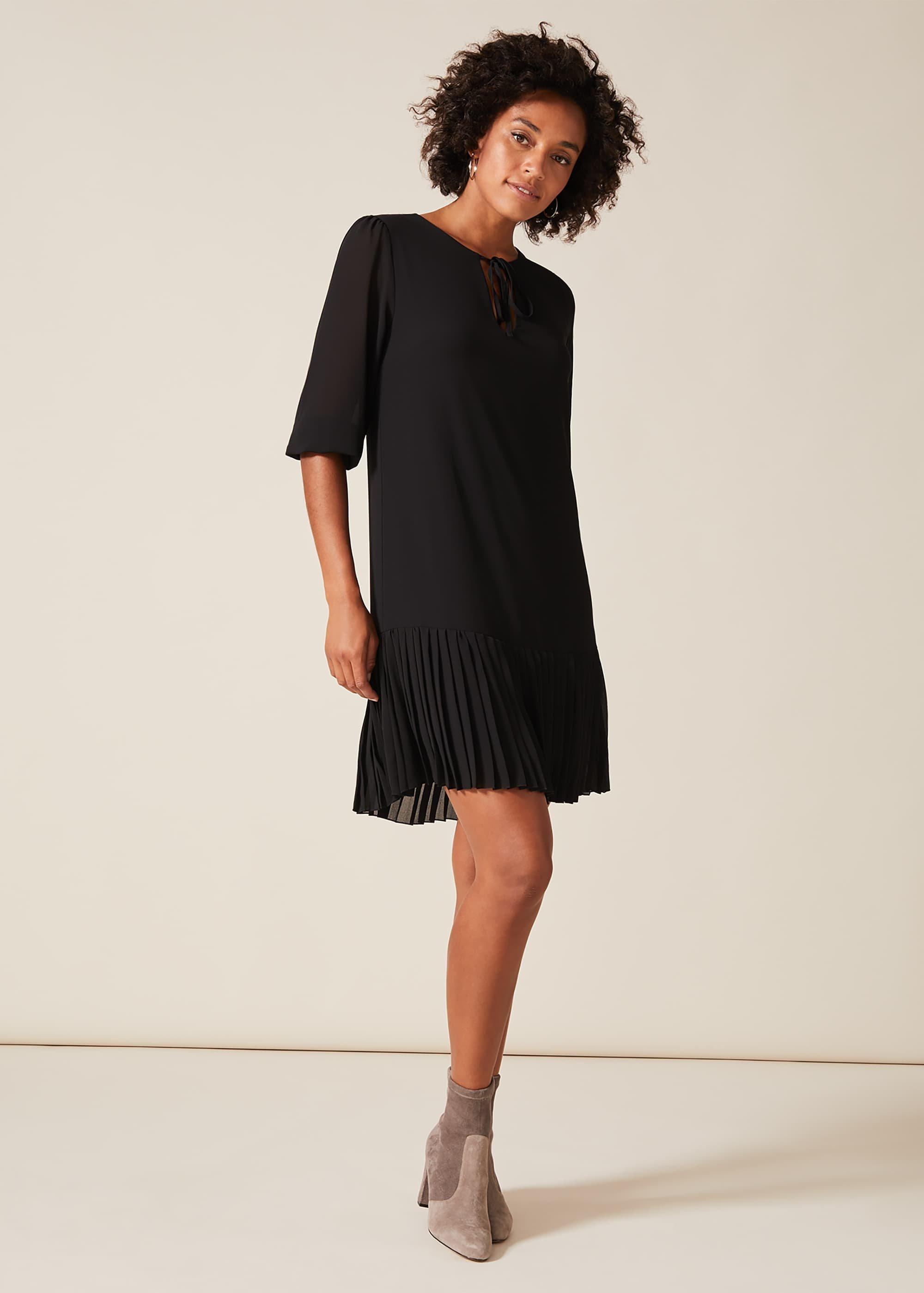 Maisie Pleat Hem Dress