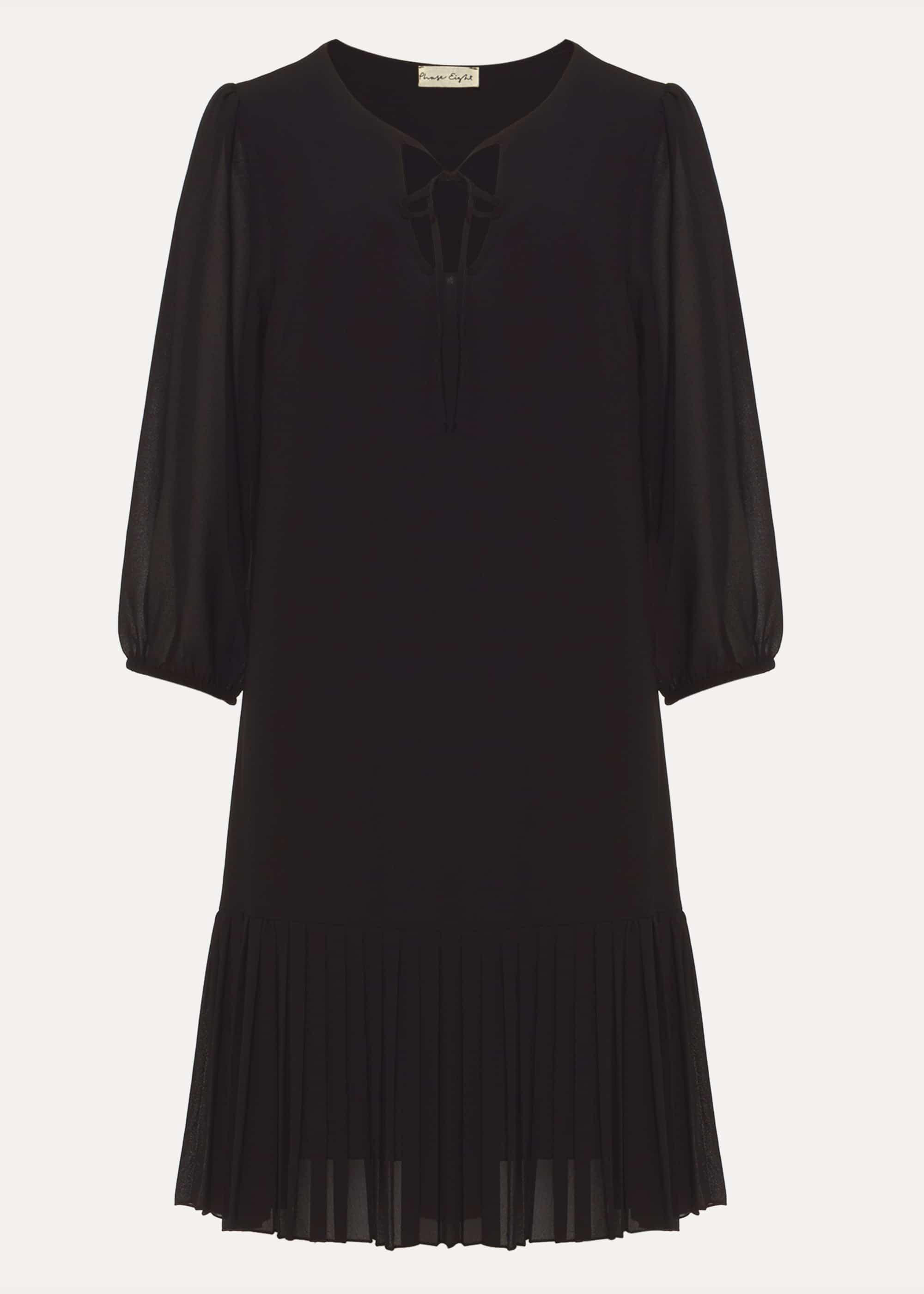 Maisie Pleat Hem Dress