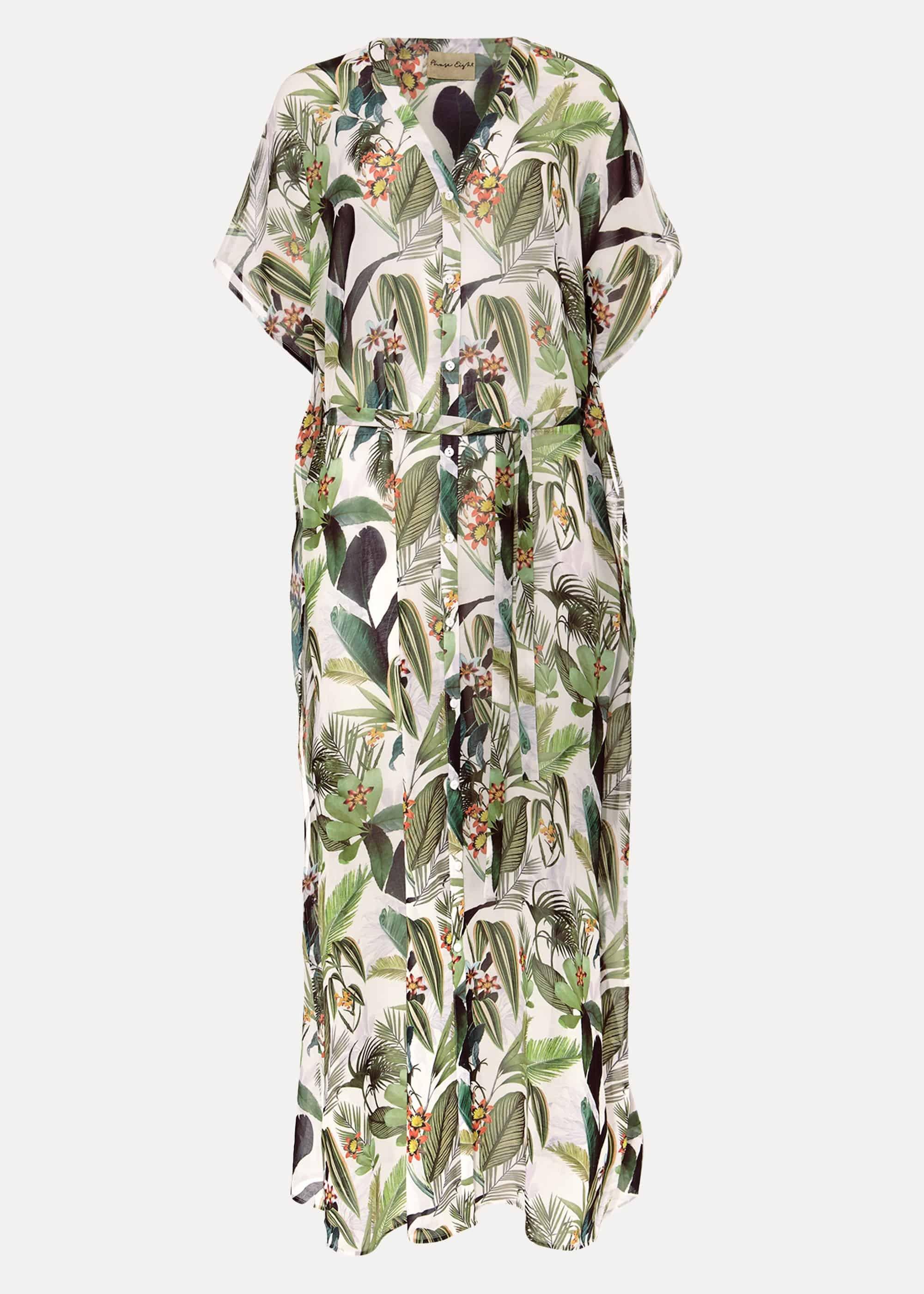 Amelia Tropical Beach Maxi Kaftan