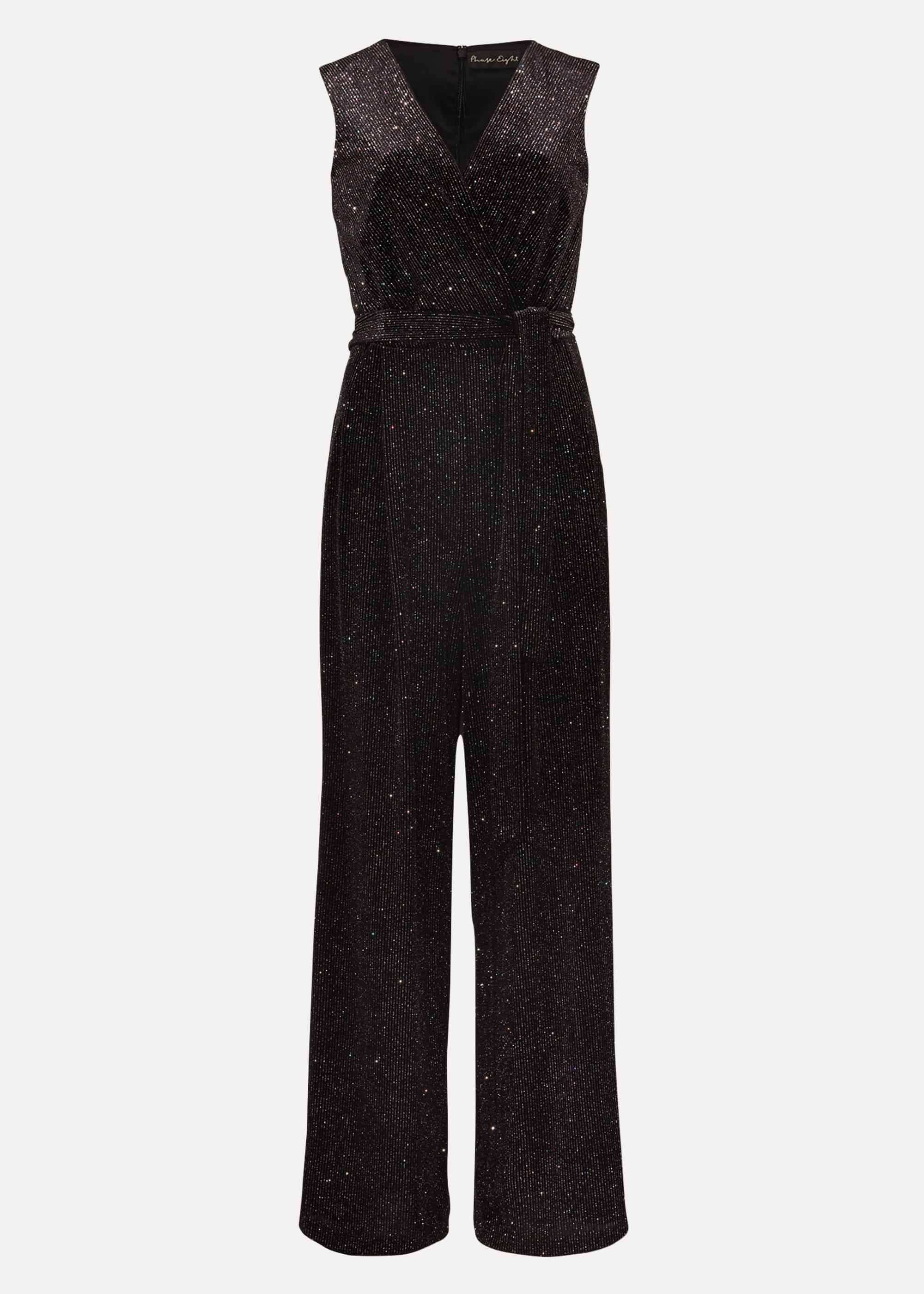 Vivi Stripe Sparkle Jumpsuit