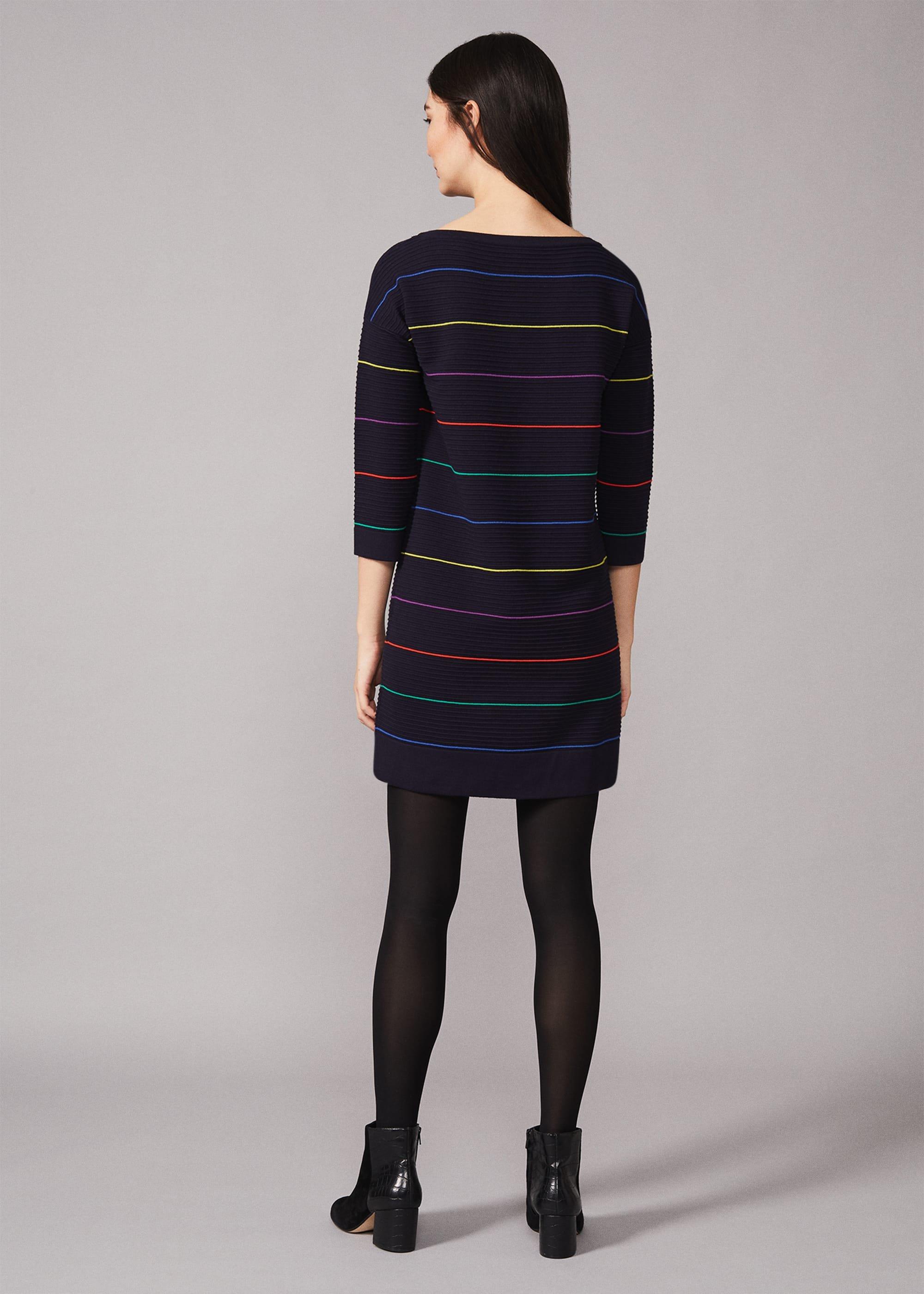 Savannah Stripe Ripple Dress