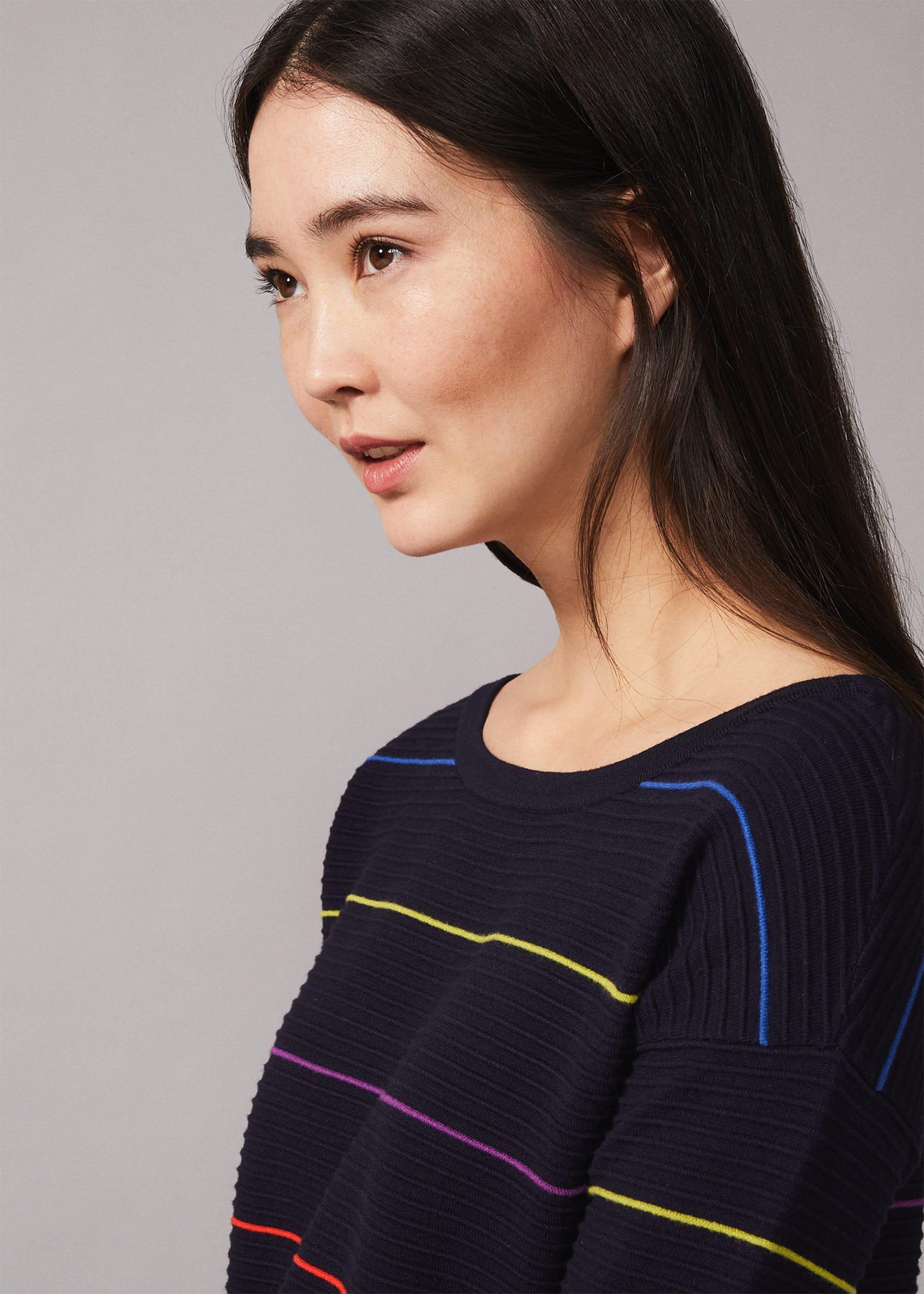 Savannah Stripe Ripple Dress