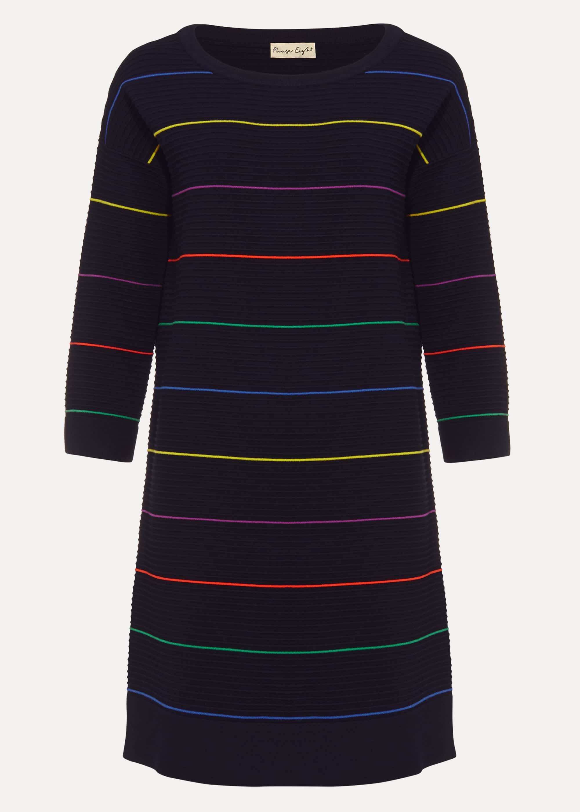 Savannah Stripe Ripple Dress