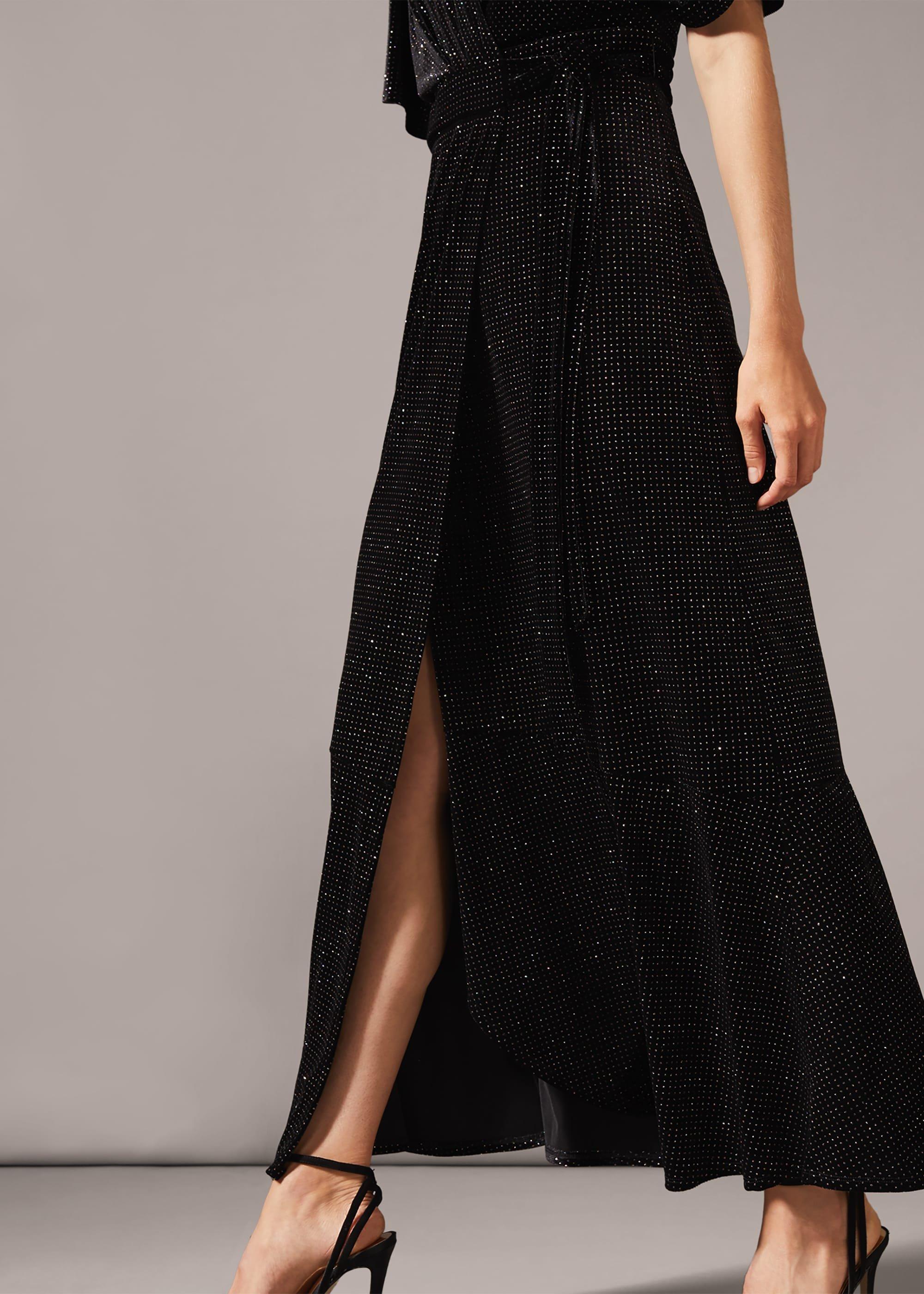 Robynne Sparkle Wrap Maxi Dress