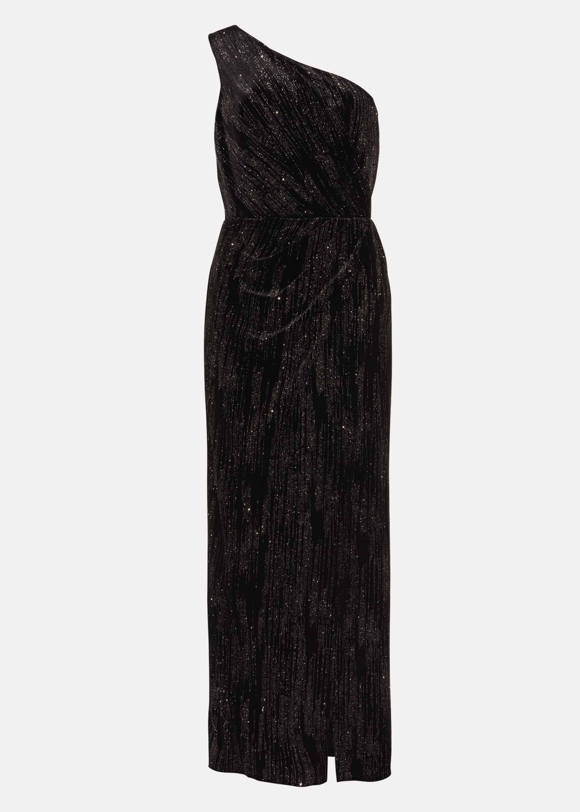 Glitterai One Shoulder Maxi Dress