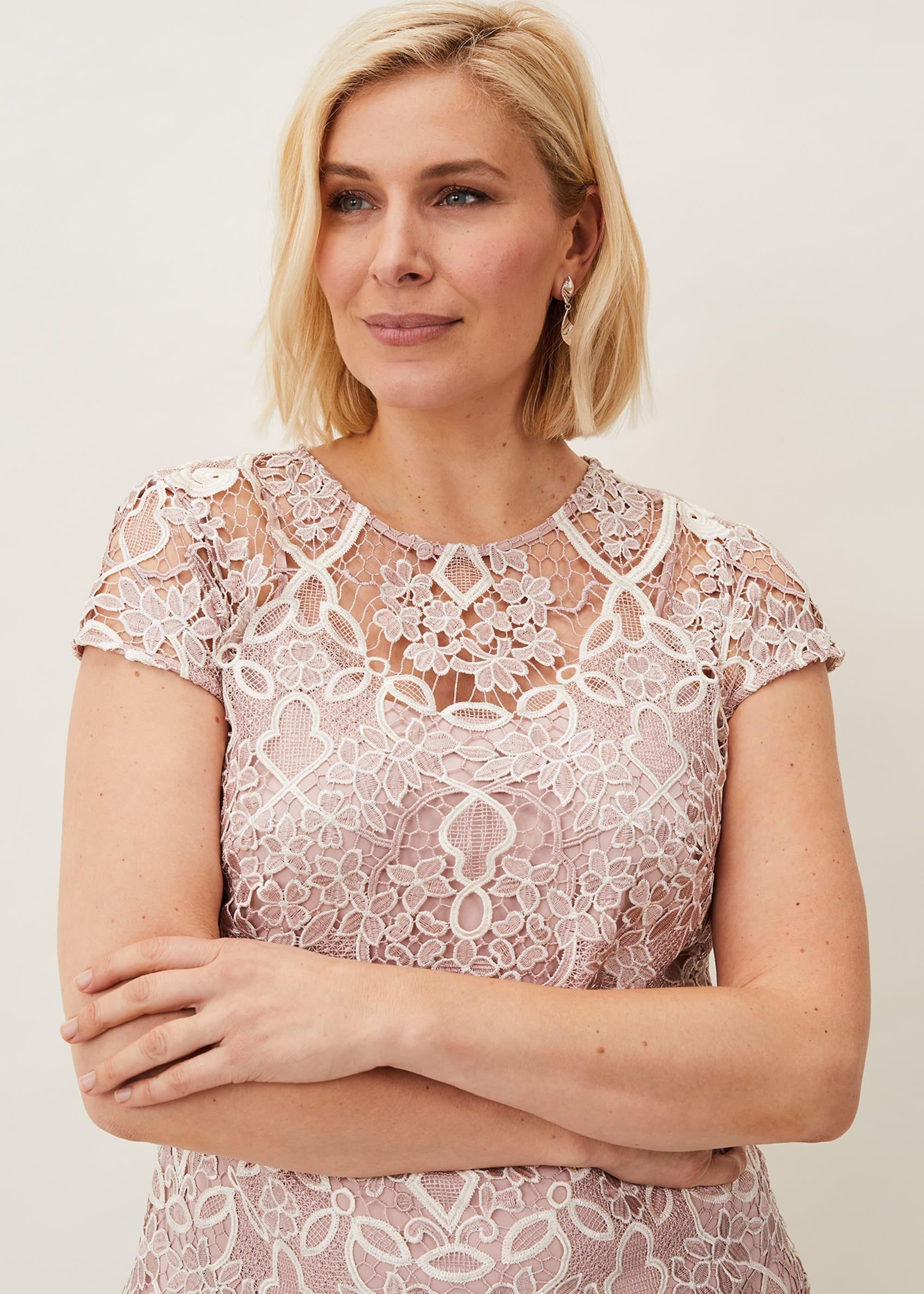 Frances Lace Fitted Dress