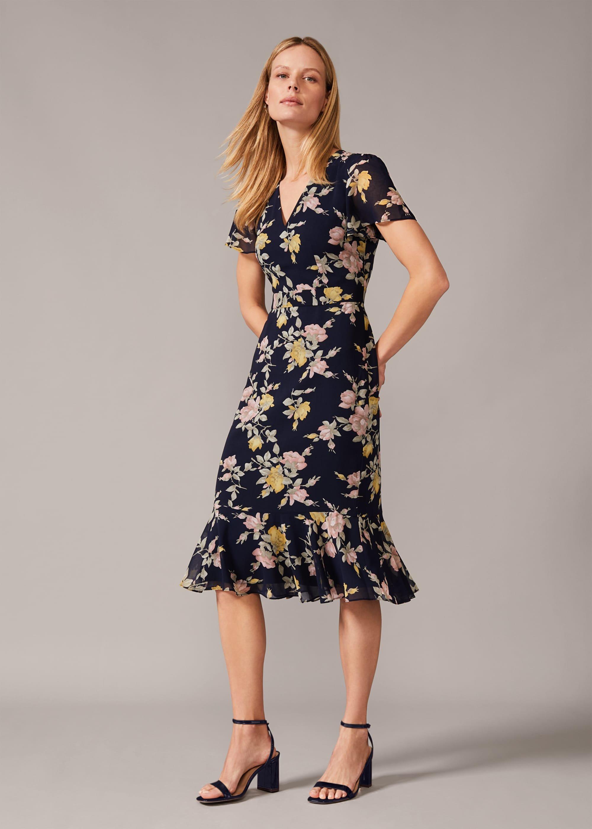 Melissa Floral Tea Dress