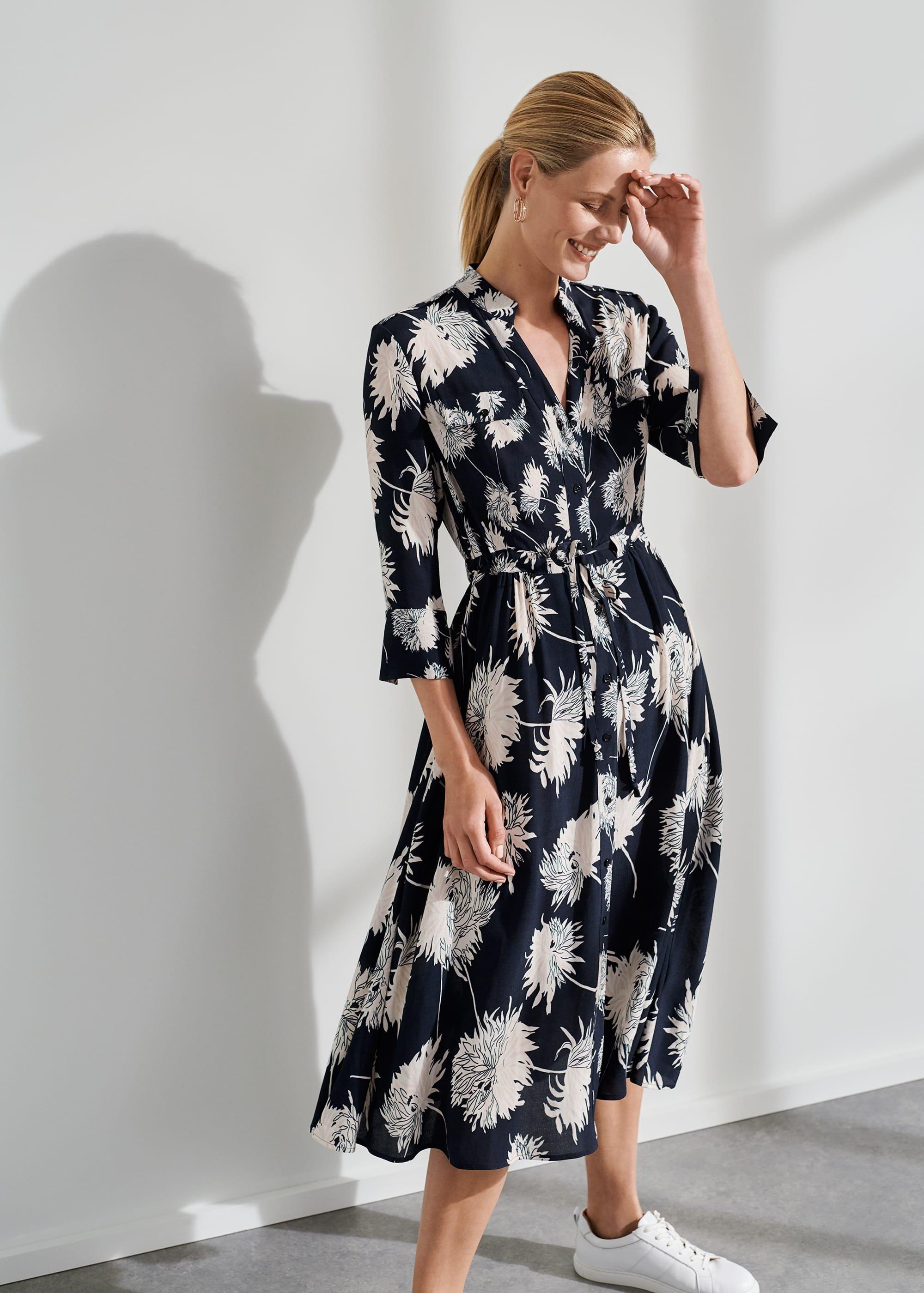 Keiki Floral Shirt Dress