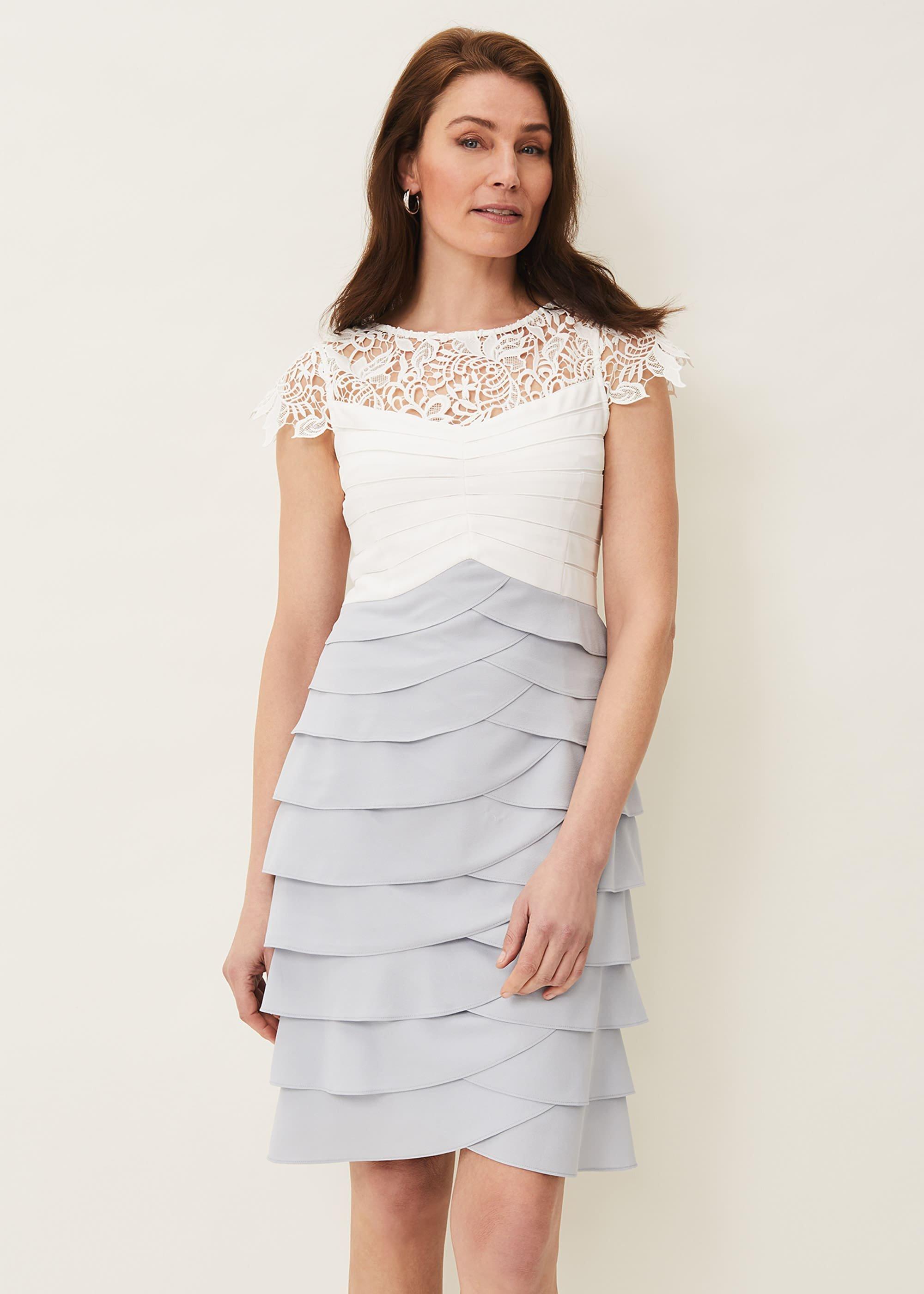 Faith Contrast Fitted Dress