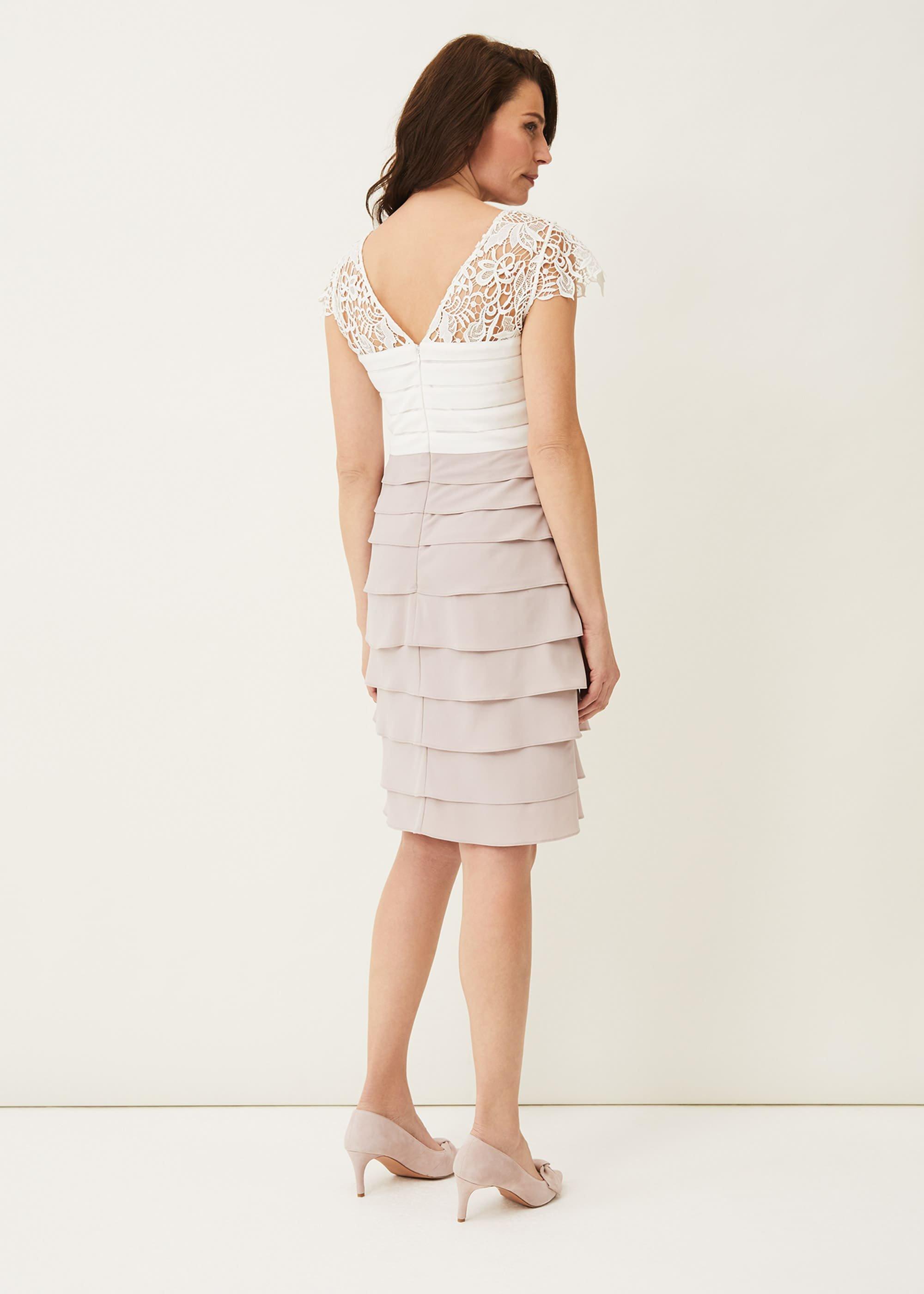 Faith Contrast Fitted Dress