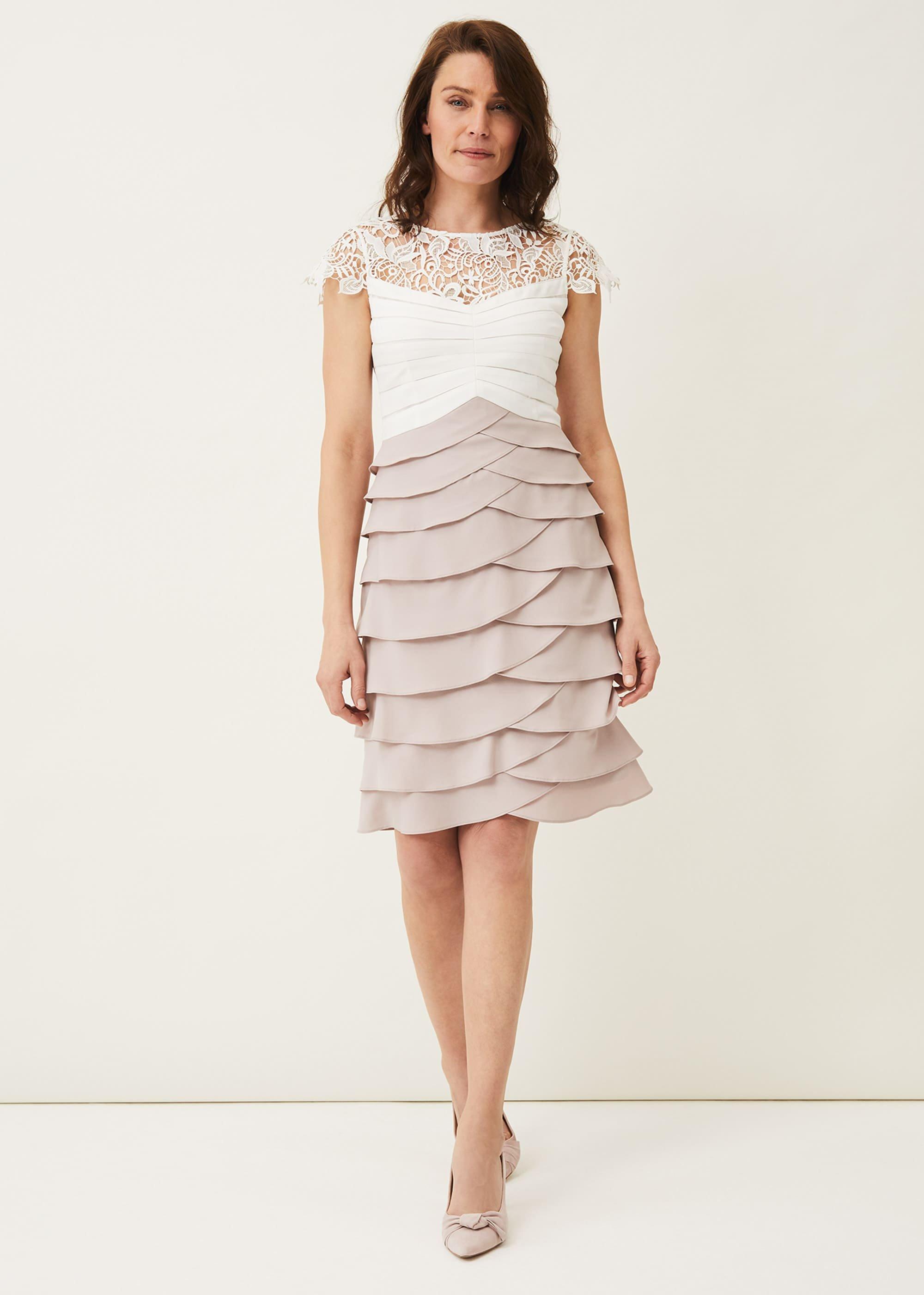 Faith Contrast Fitted Dress