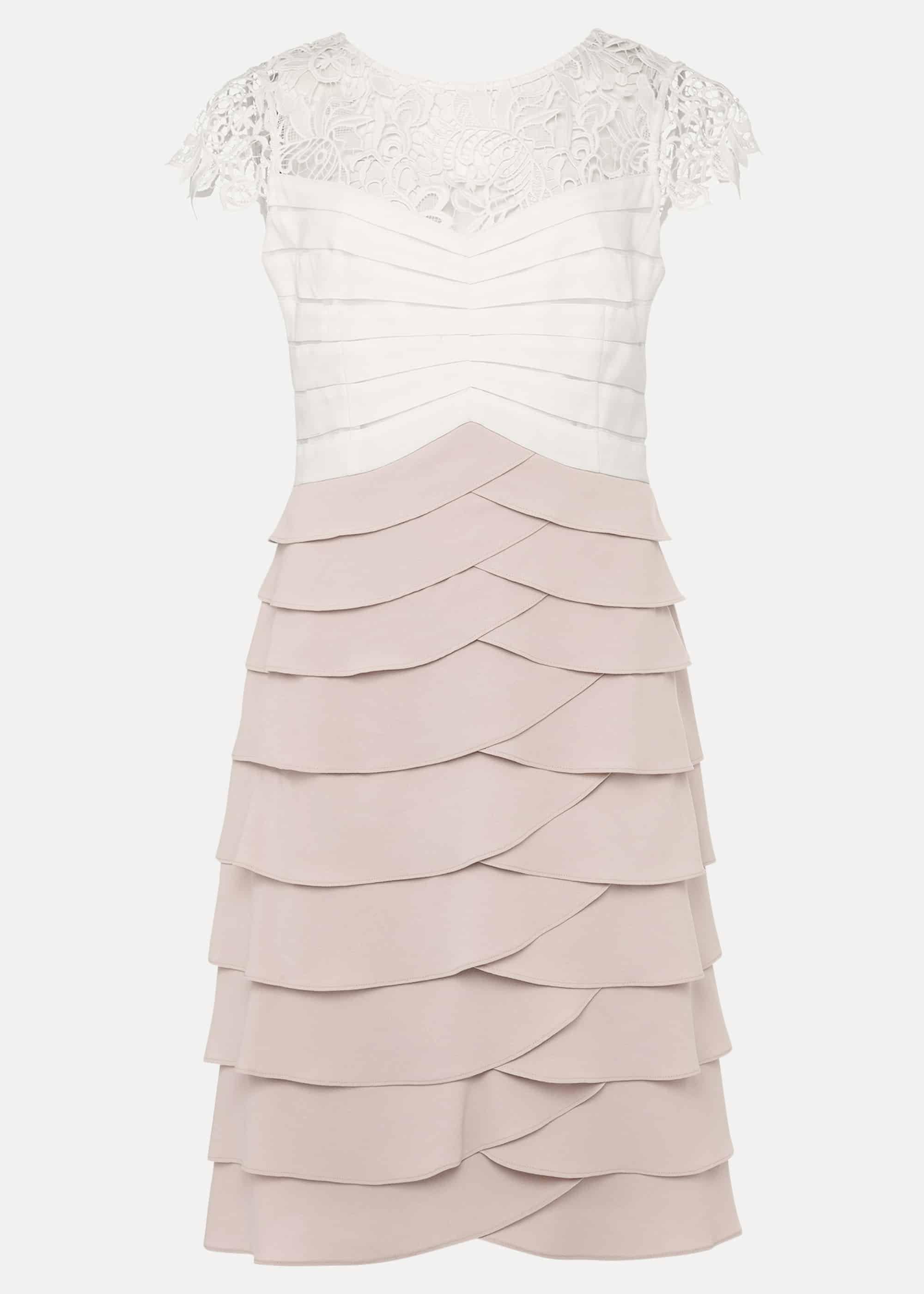 Faith Contrast Fitted Dress