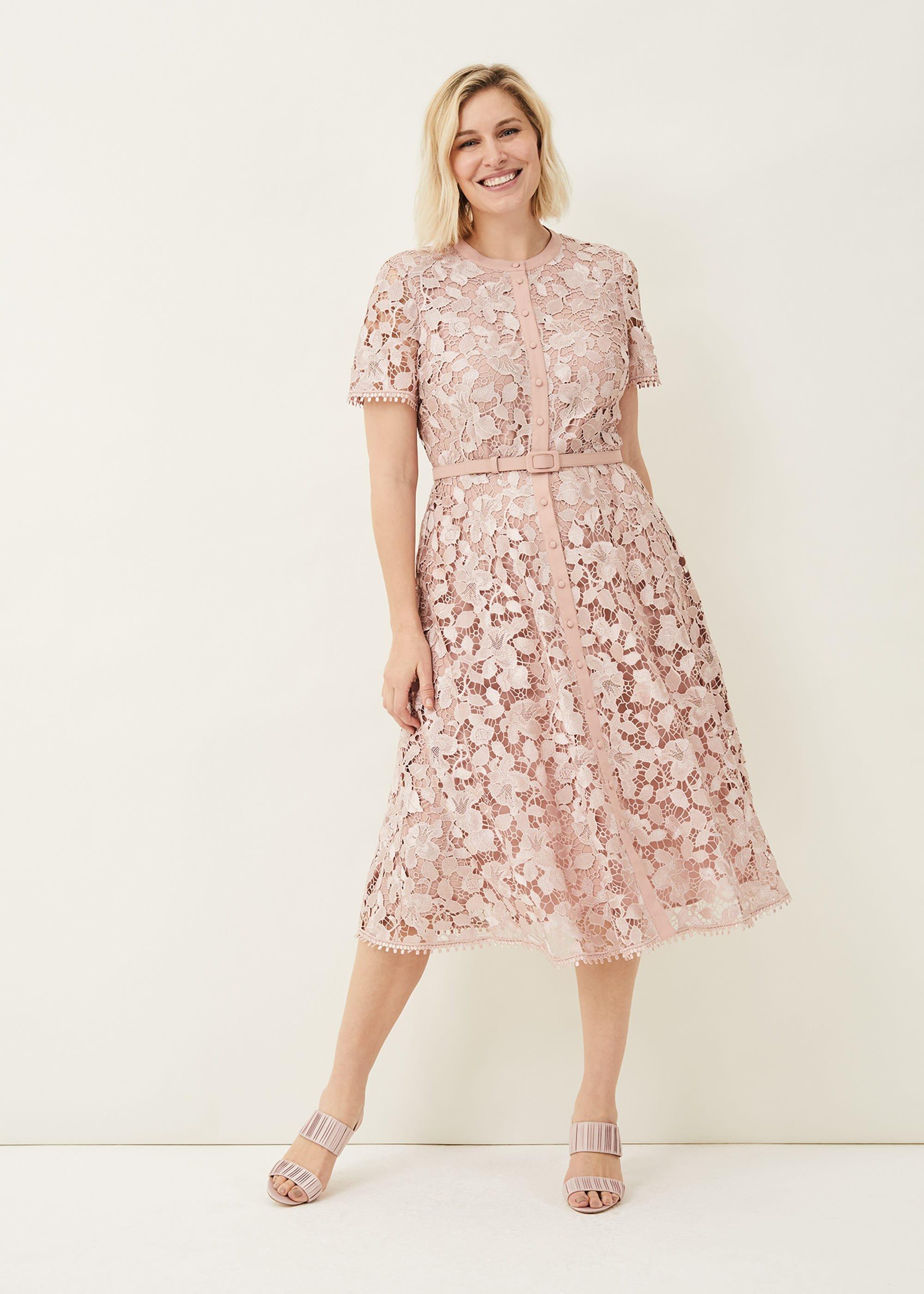 Samana Lace Shirt Dress