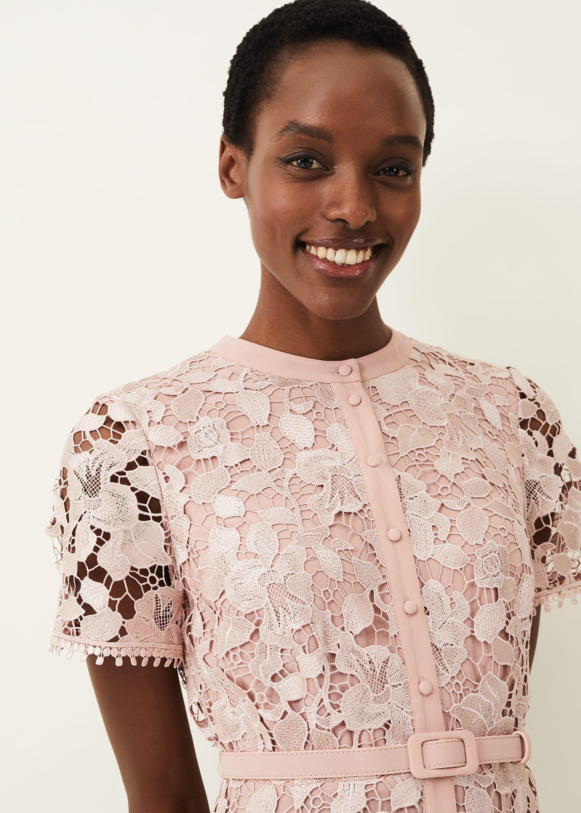 Samana Lace Shirt Dress