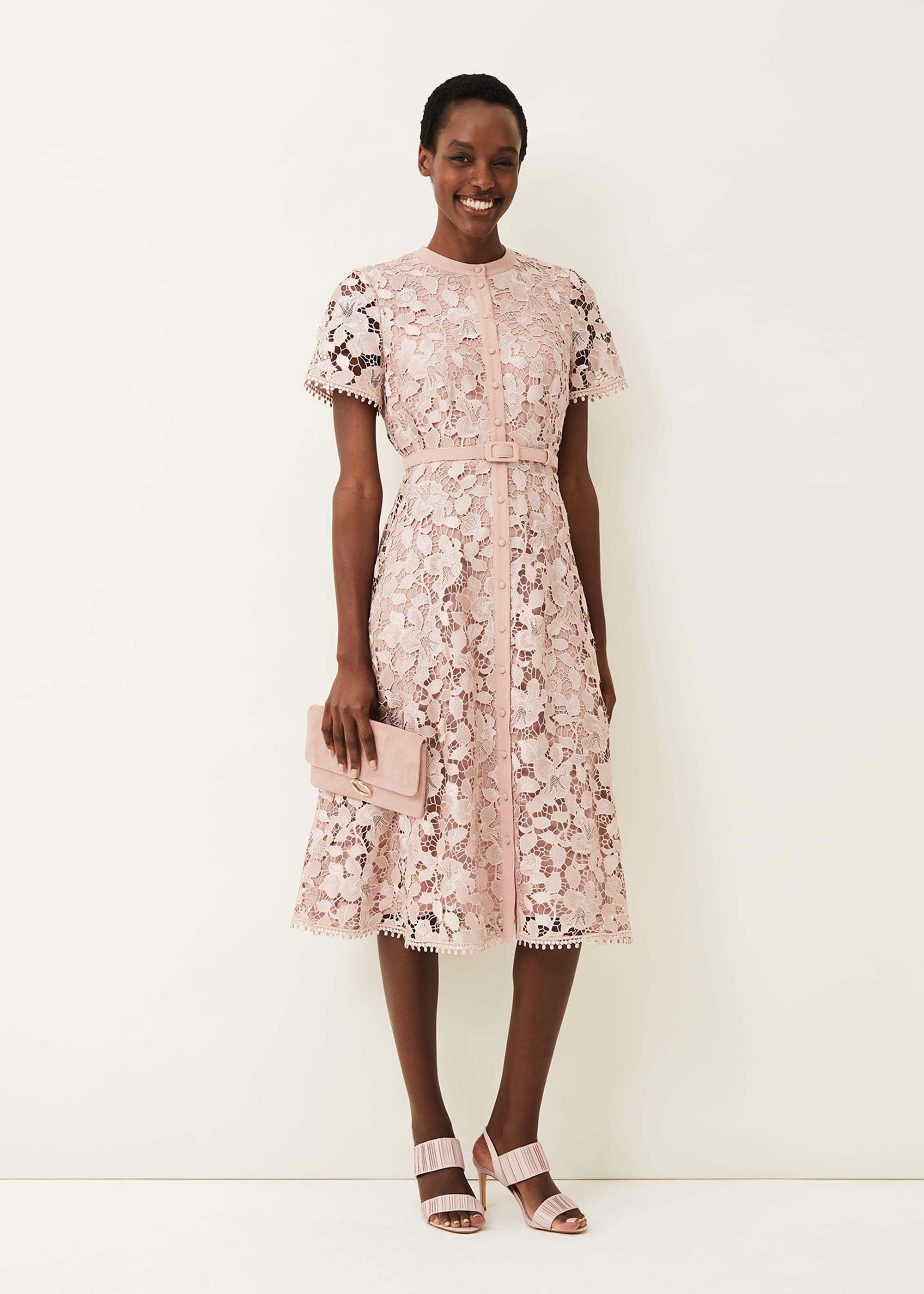 Samana Lace Shirt Dress