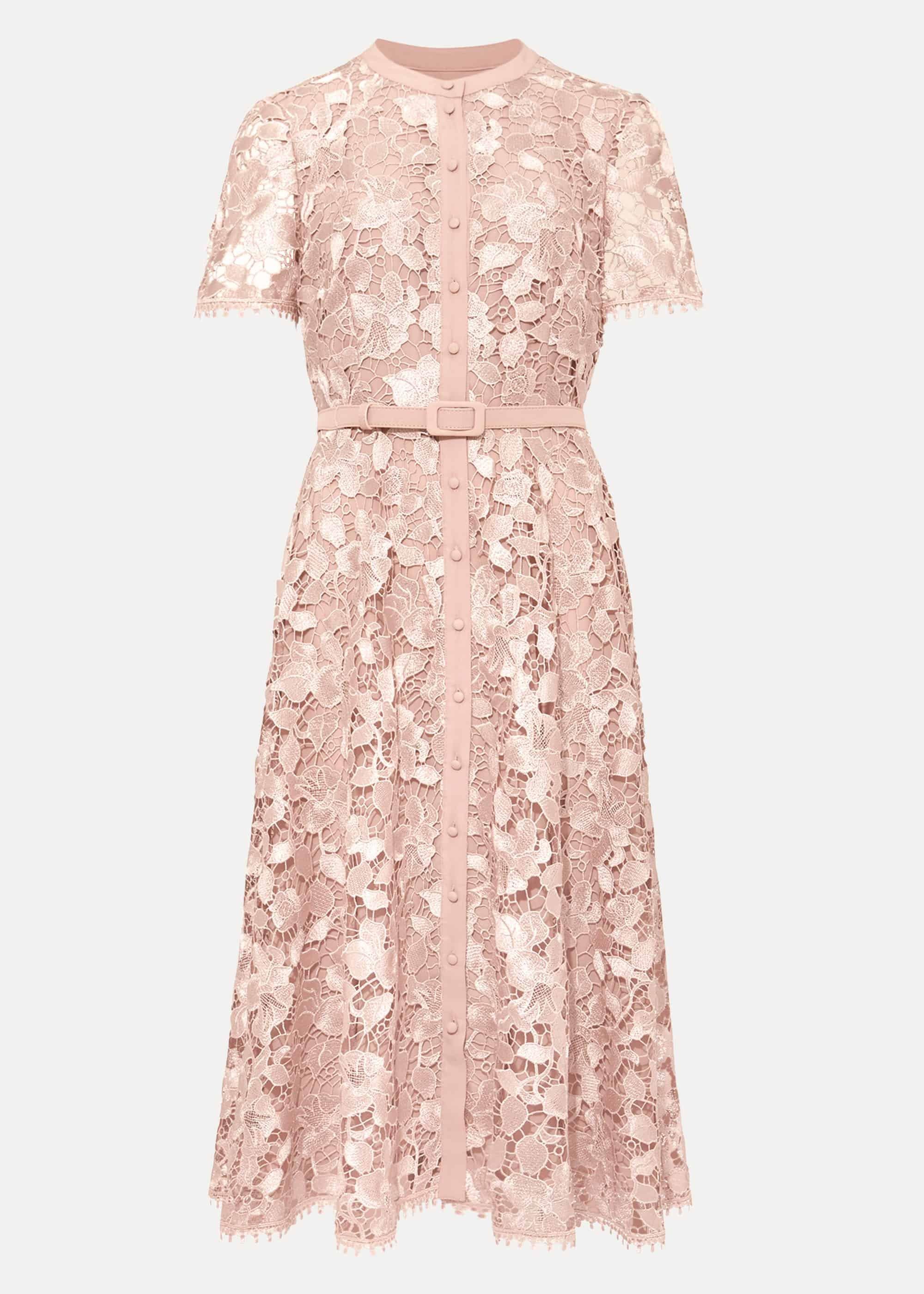 Samana Lace Shirt Dress
