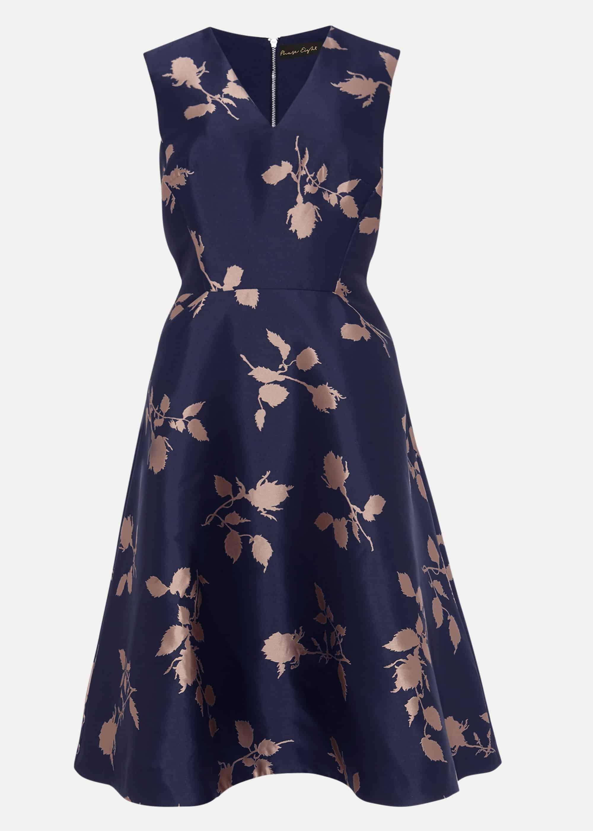 Jordyn Jacquard Fit And Flare Dress