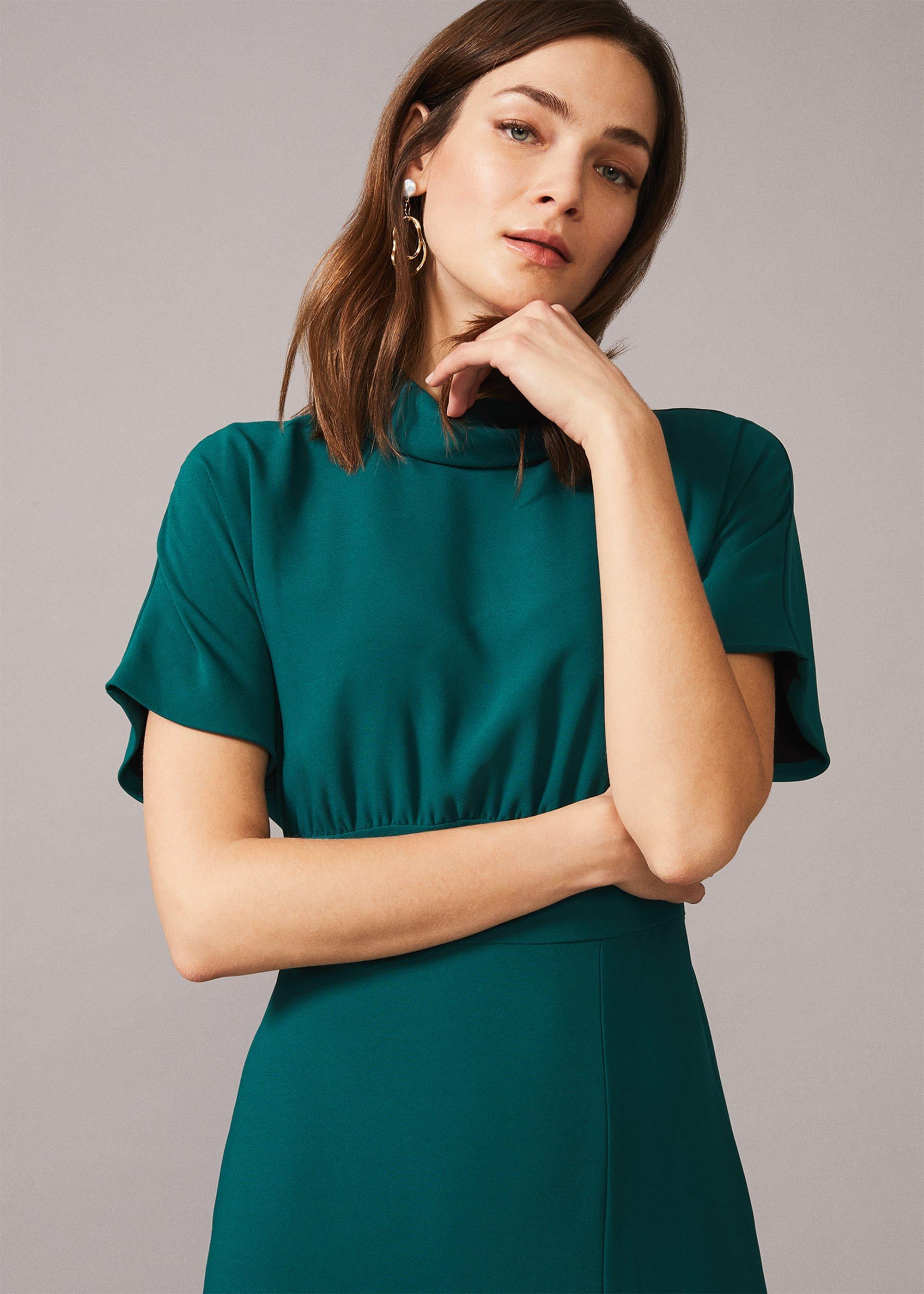 Aleandra Button Detail Dress