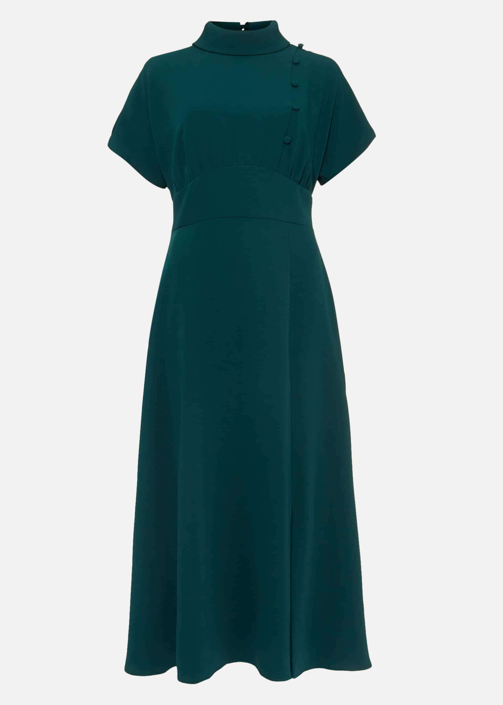 Aleandra Button Detail Dress