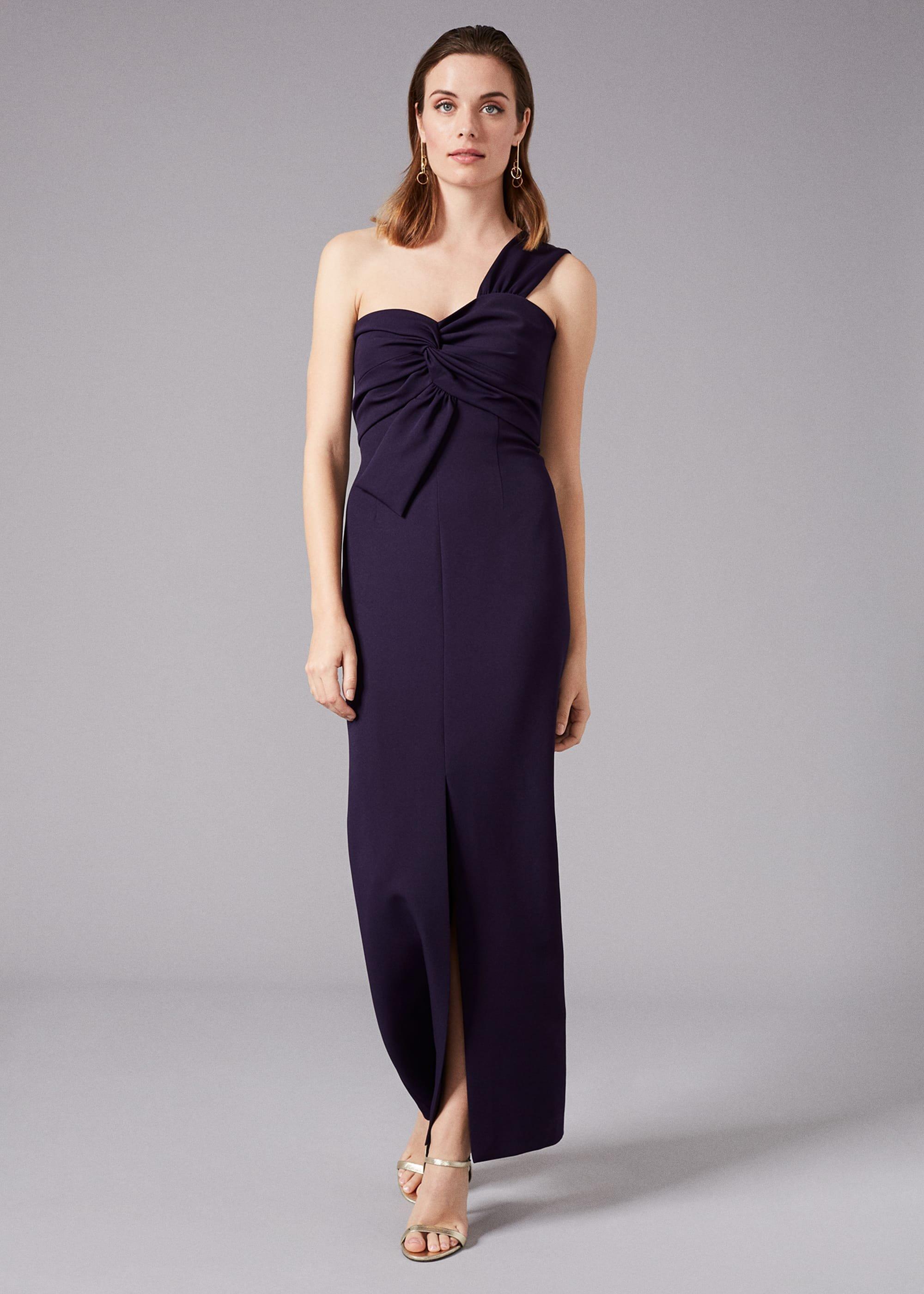 Layla Bow One Shoulder Dress