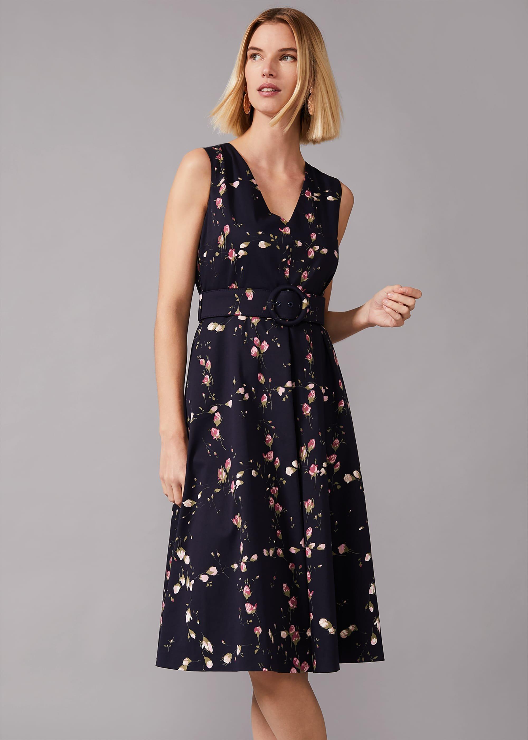 Nala Floral Fit And Flare Dress