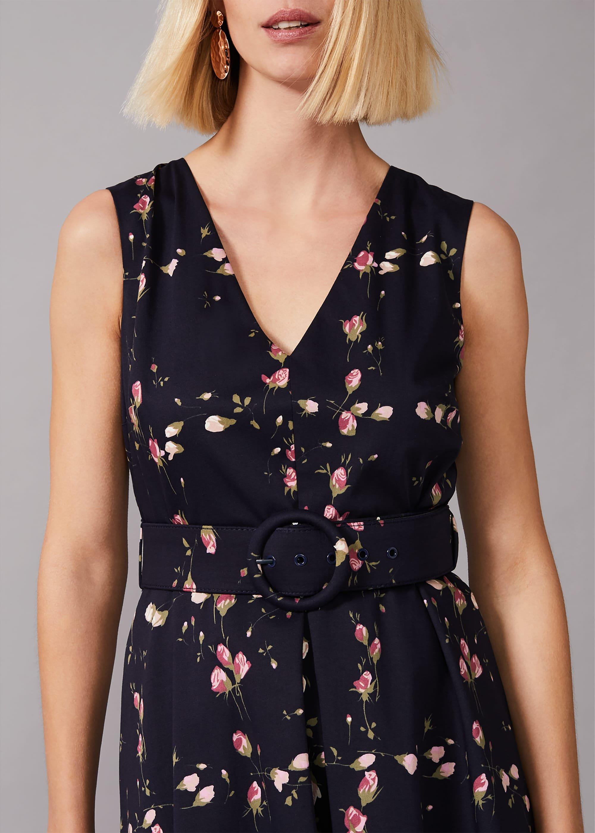 Nala Floral Fit And Flare Dress