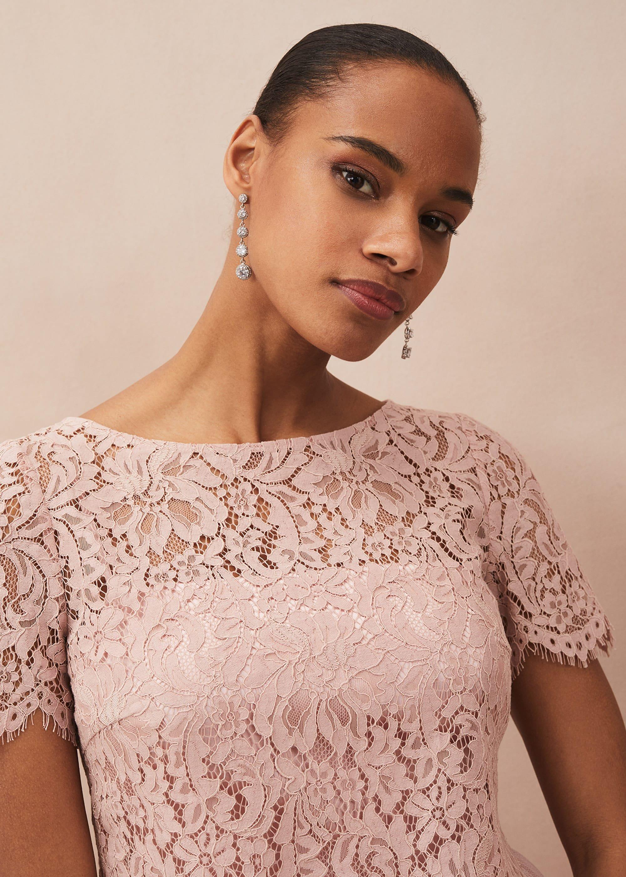 Kiera Lace Tulle Maxi Dress
