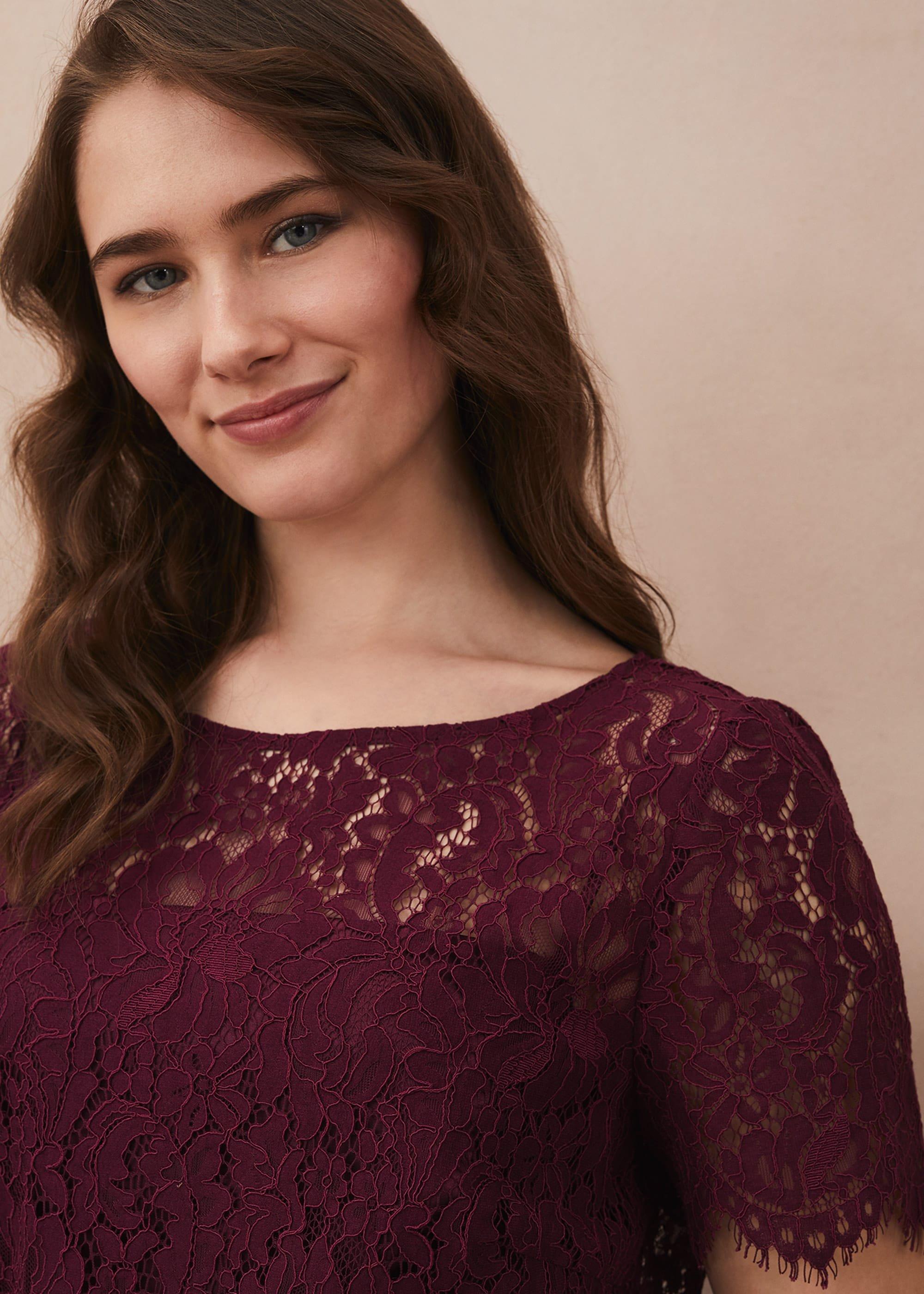 Kiera Lace Tulle Maxi Dress