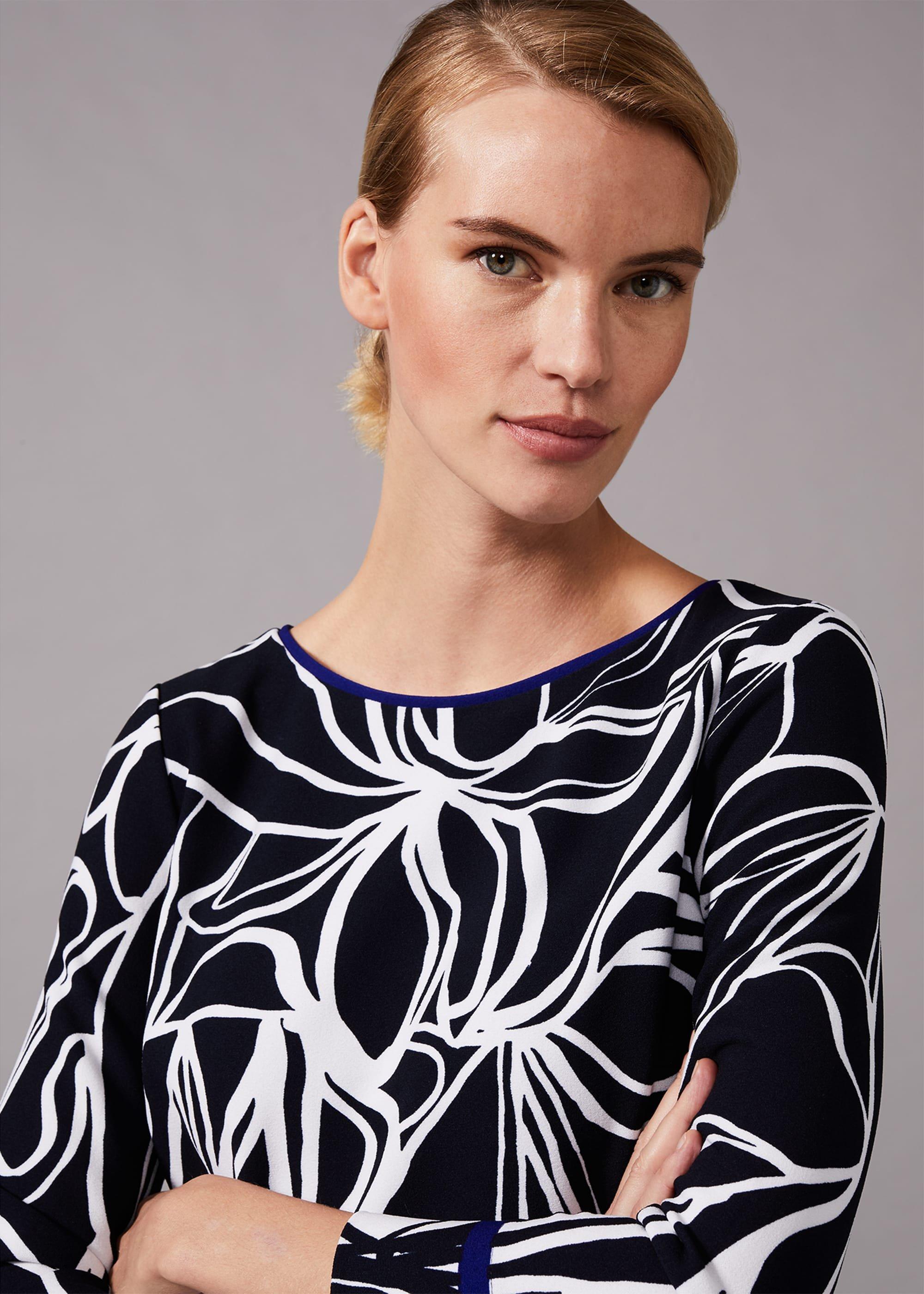 Shisui Linear Print Dress
