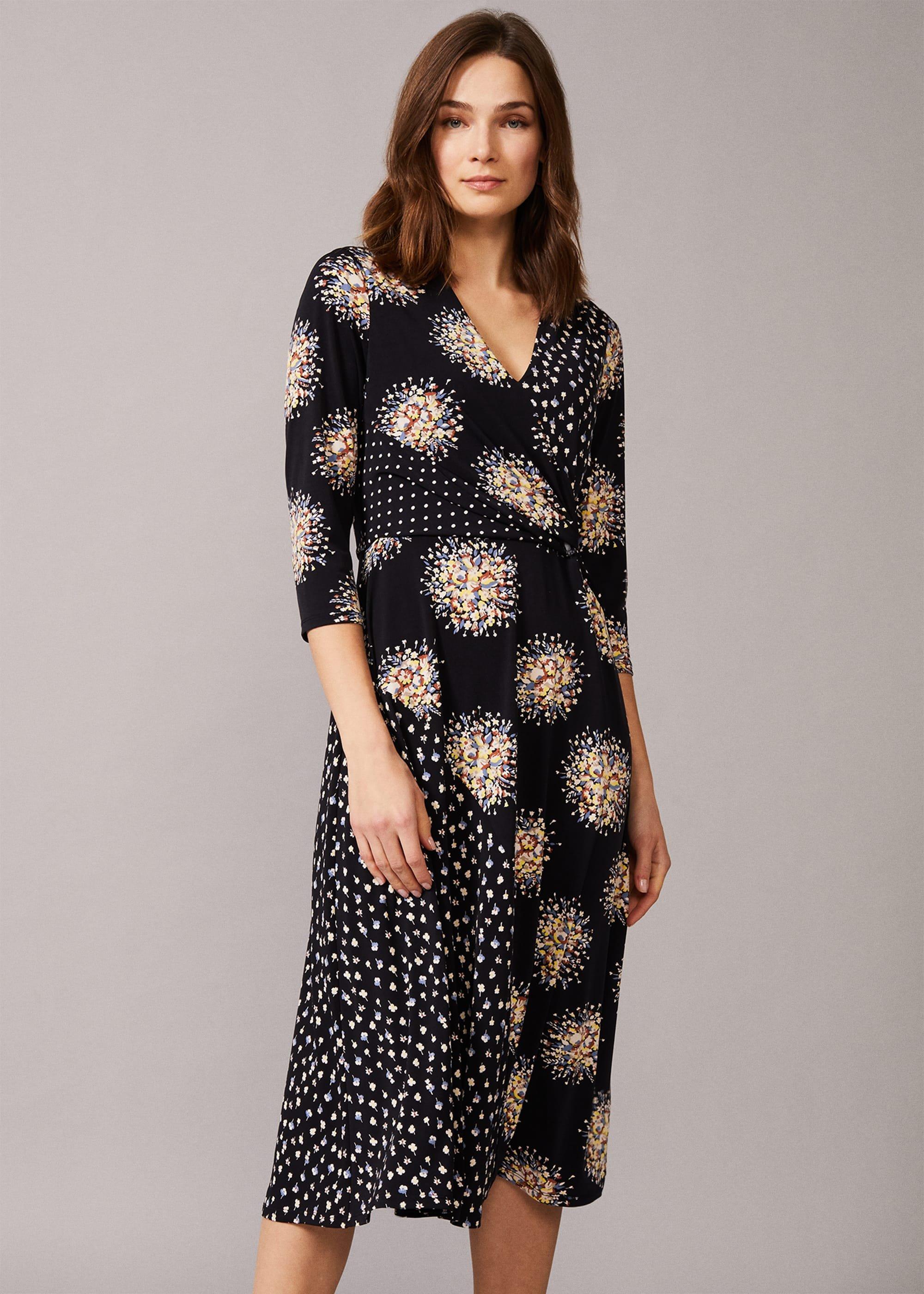 Oketo Mixed Print Dress