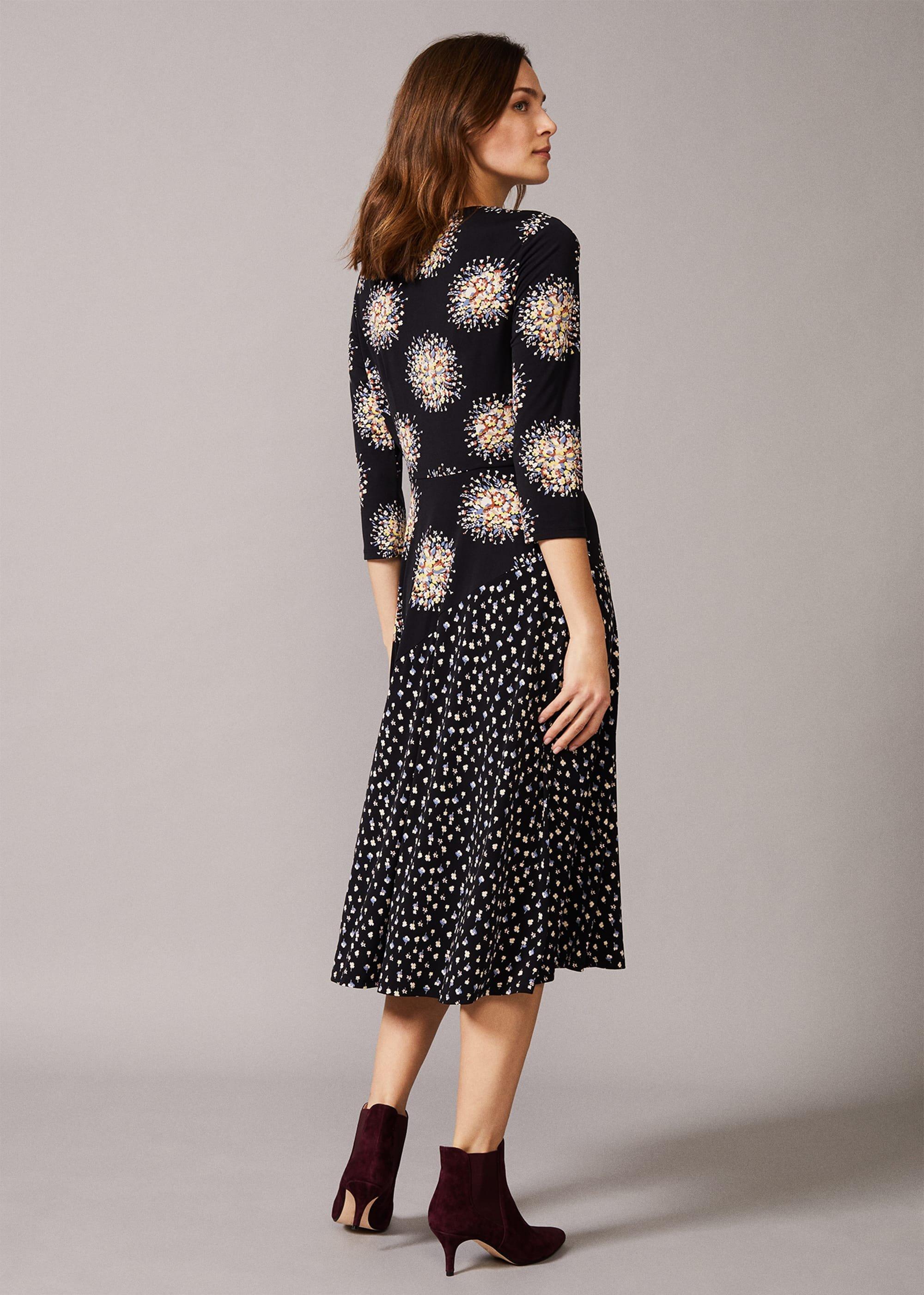 Oketo Mixed Print Dress