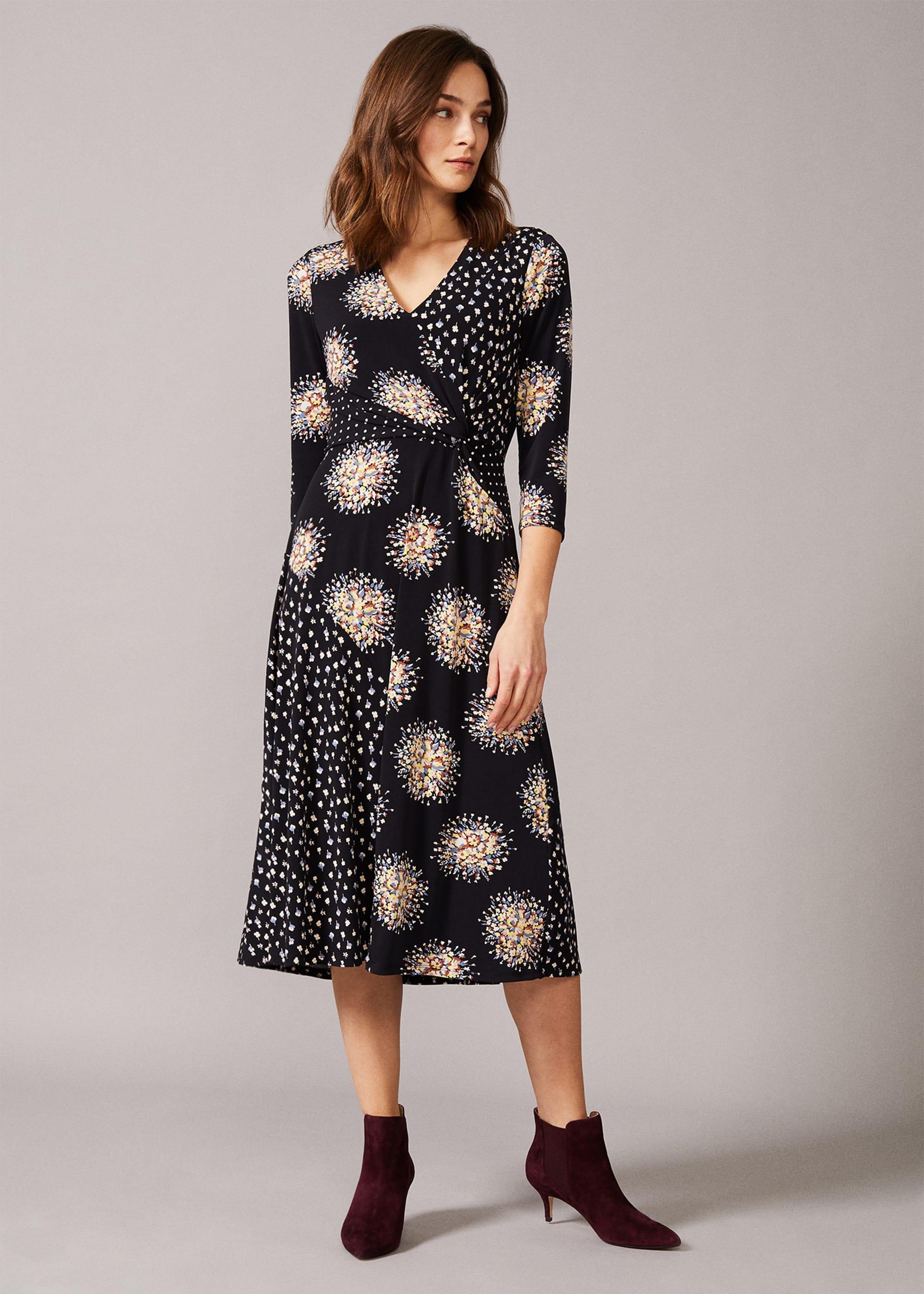 Oketo Mixed Print Dress