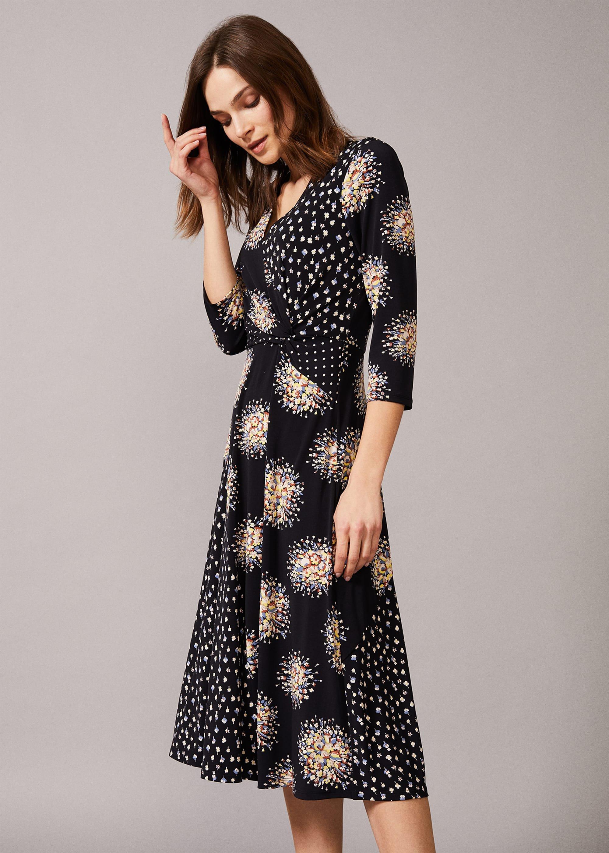 Oketo Mixed Print Dress