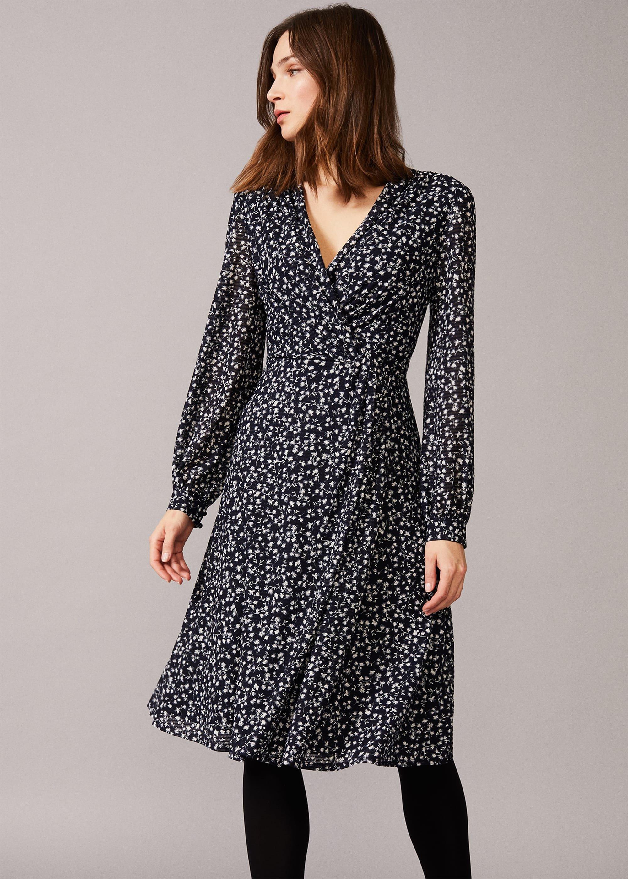 Shani Ditsy Lace Print Dress
