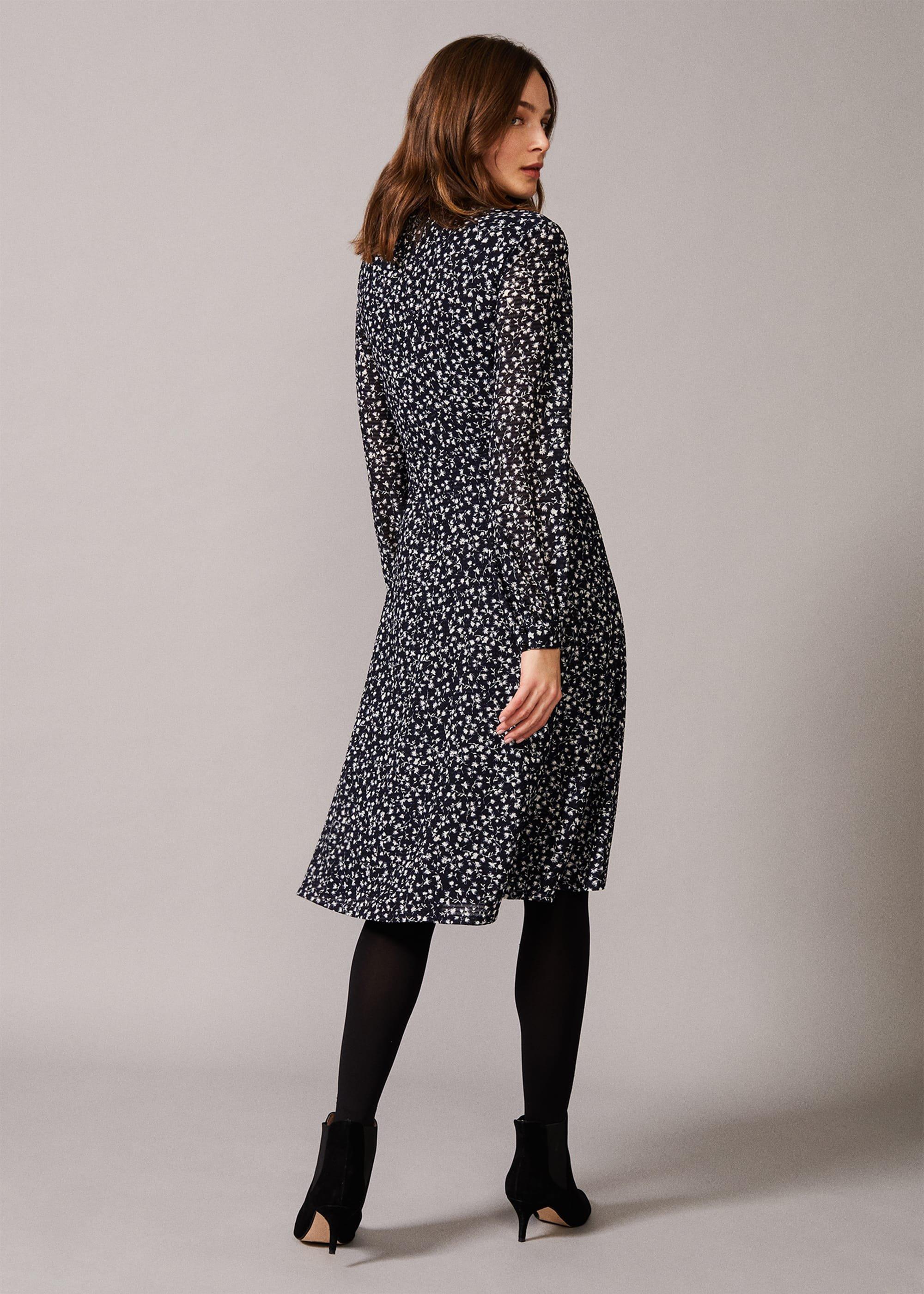 Shani Ditsy Lace Print Dress