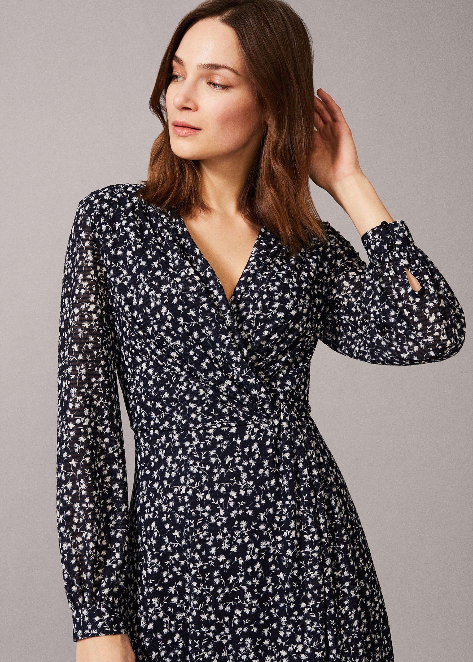 Shani Ditsy Lace Print Dress