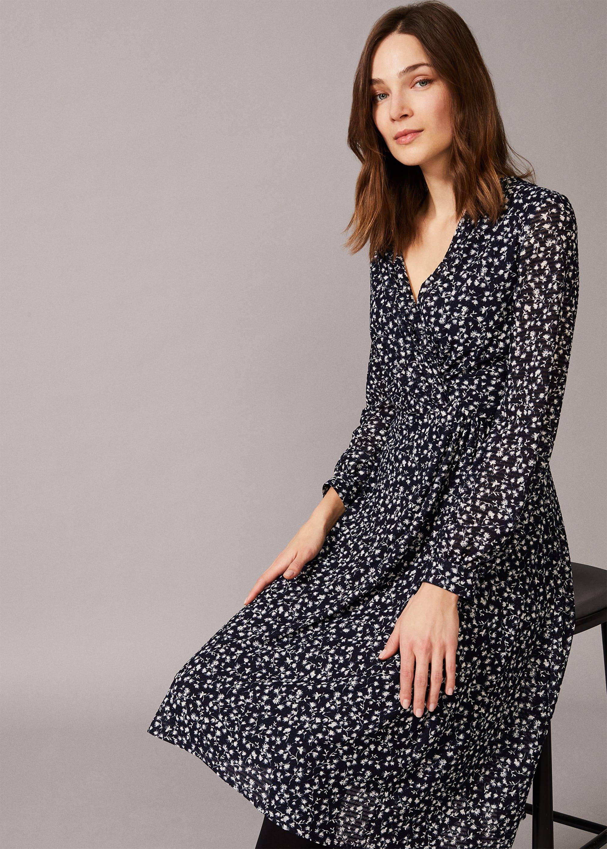 Shani Ditsy Lace Print Dress