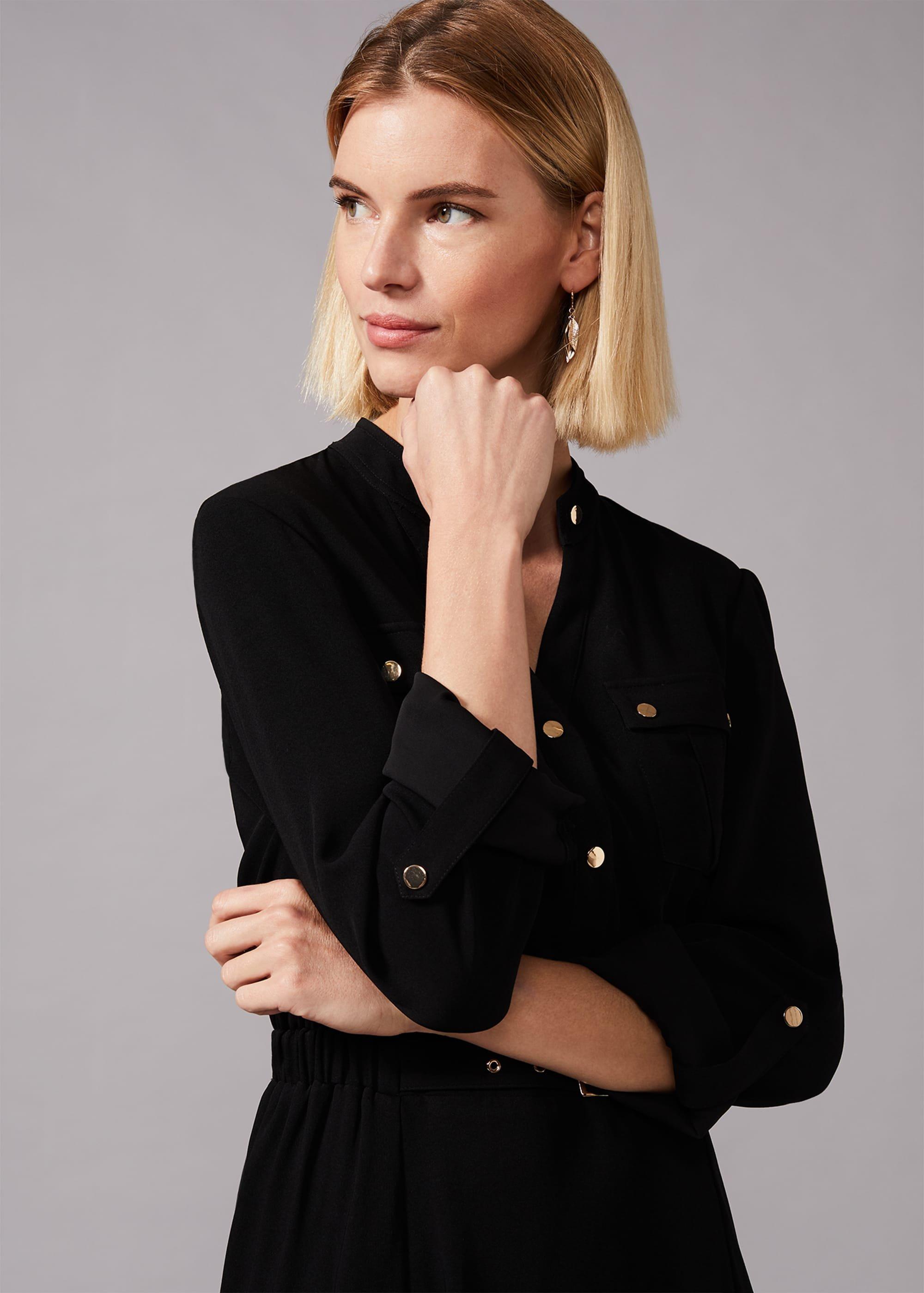 Juliette Stud Shirt Dress