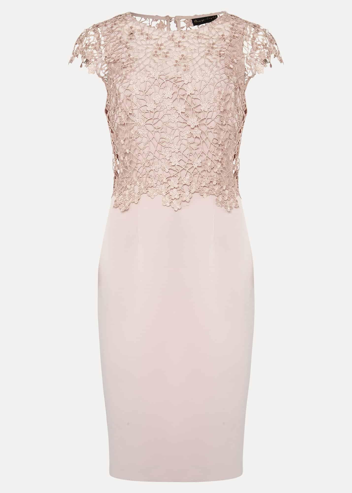Mariposa Floral Lace Bodice Dress
