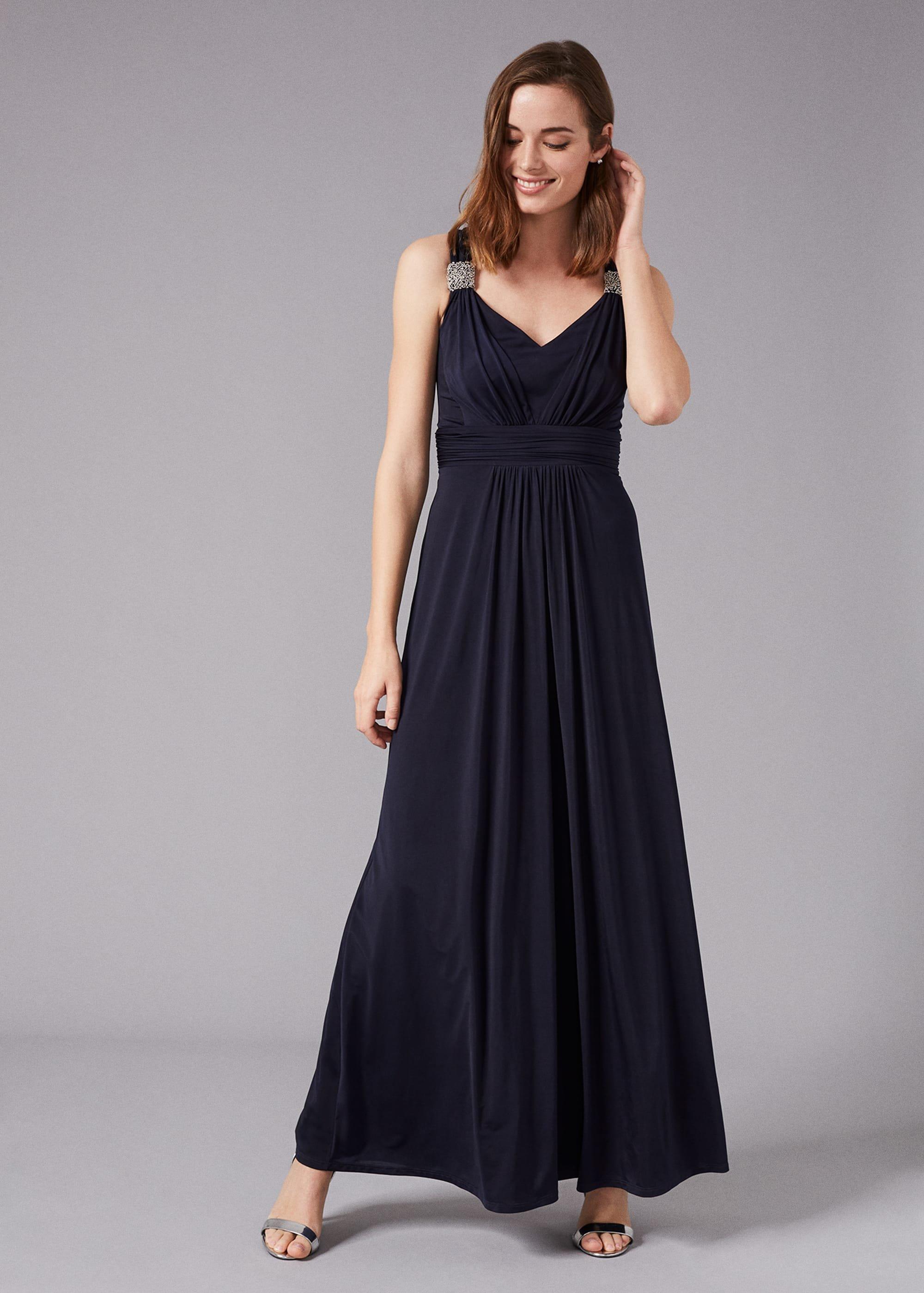 Odetta Embelished Jersey Dress