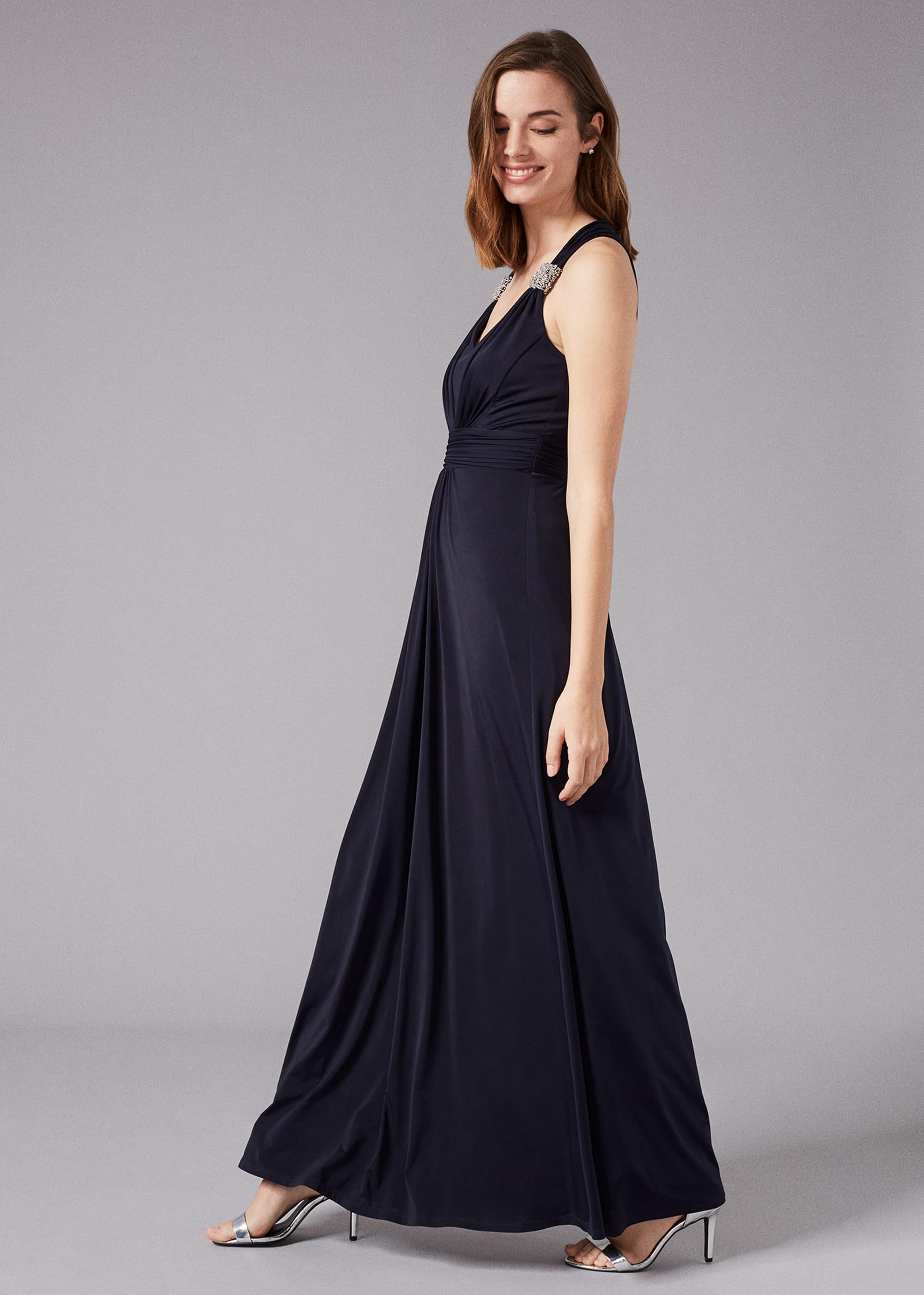 Odetta Embelished Jersey Dress
