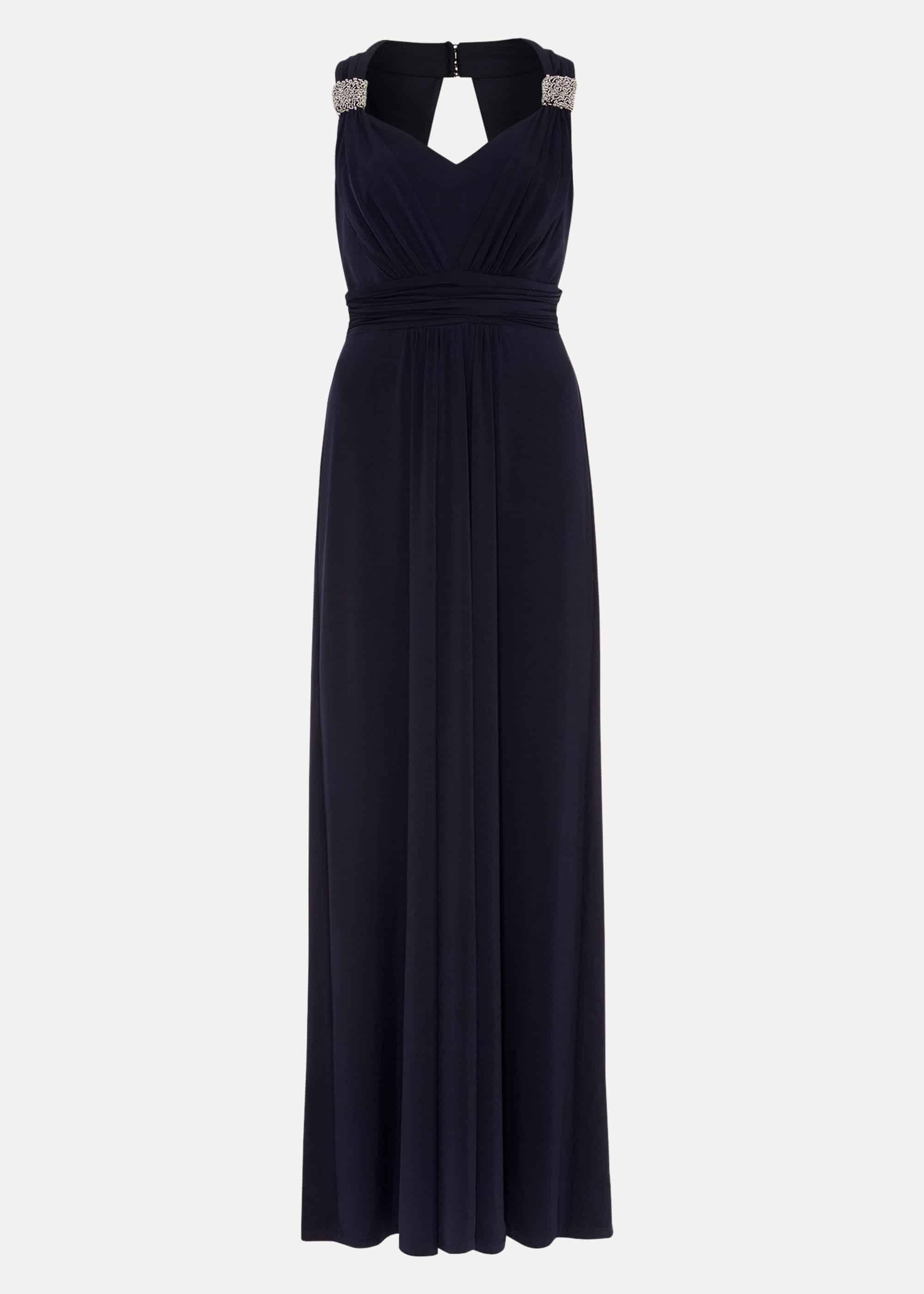 Odetta Embelished Jersey Dress