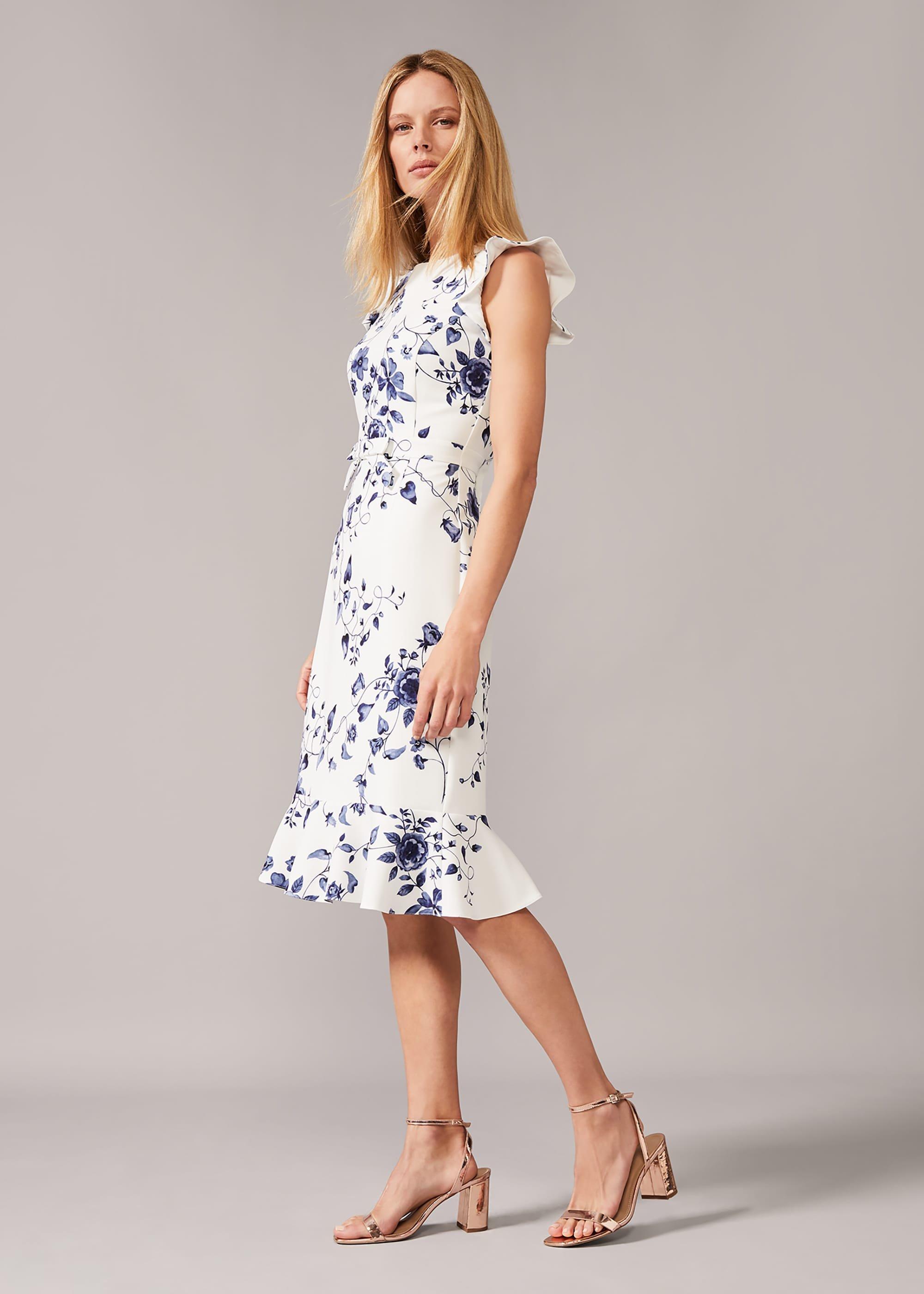 Tori Floral Fitted Dress