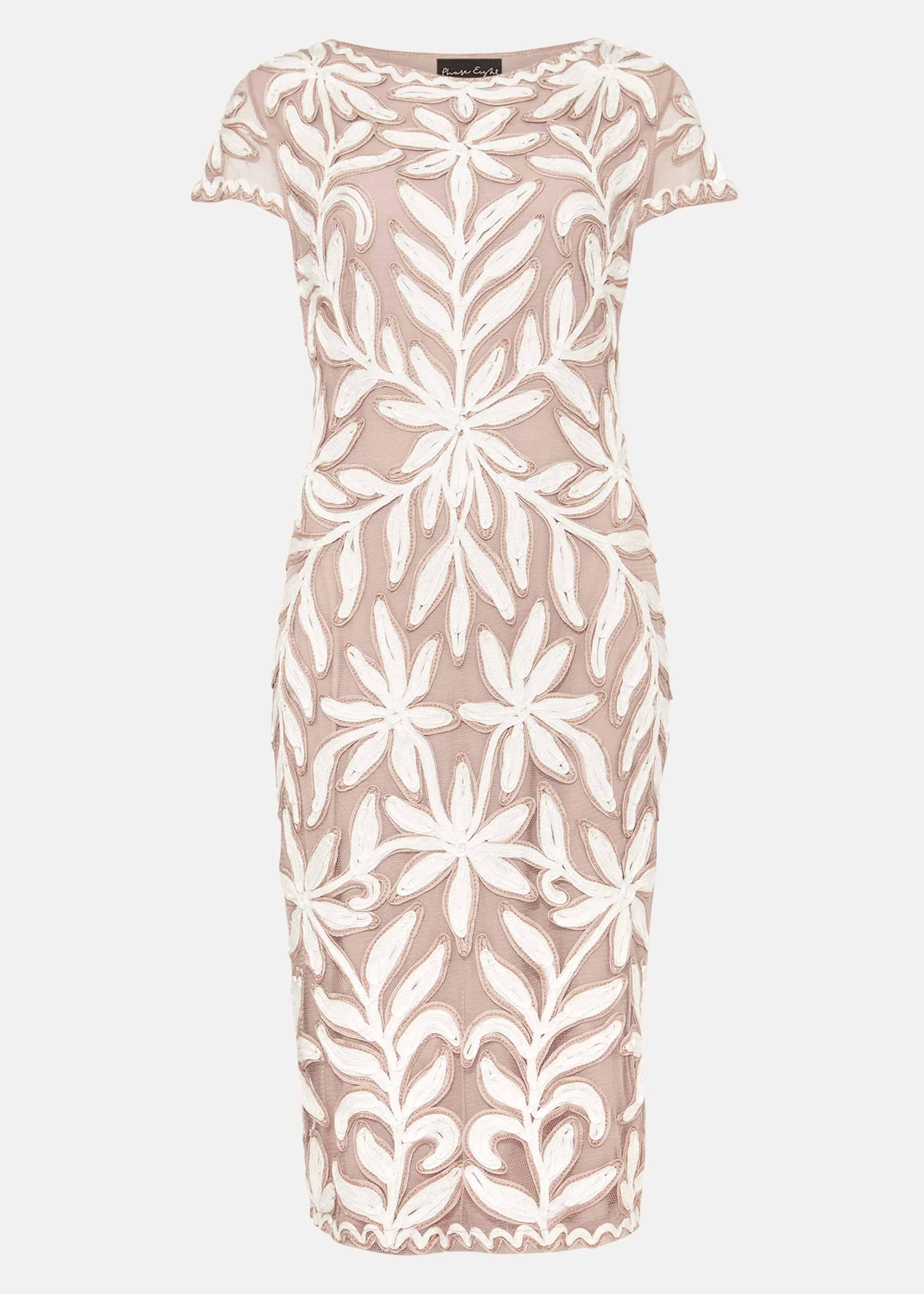 Isobel Tapework Lace Fitted Dress