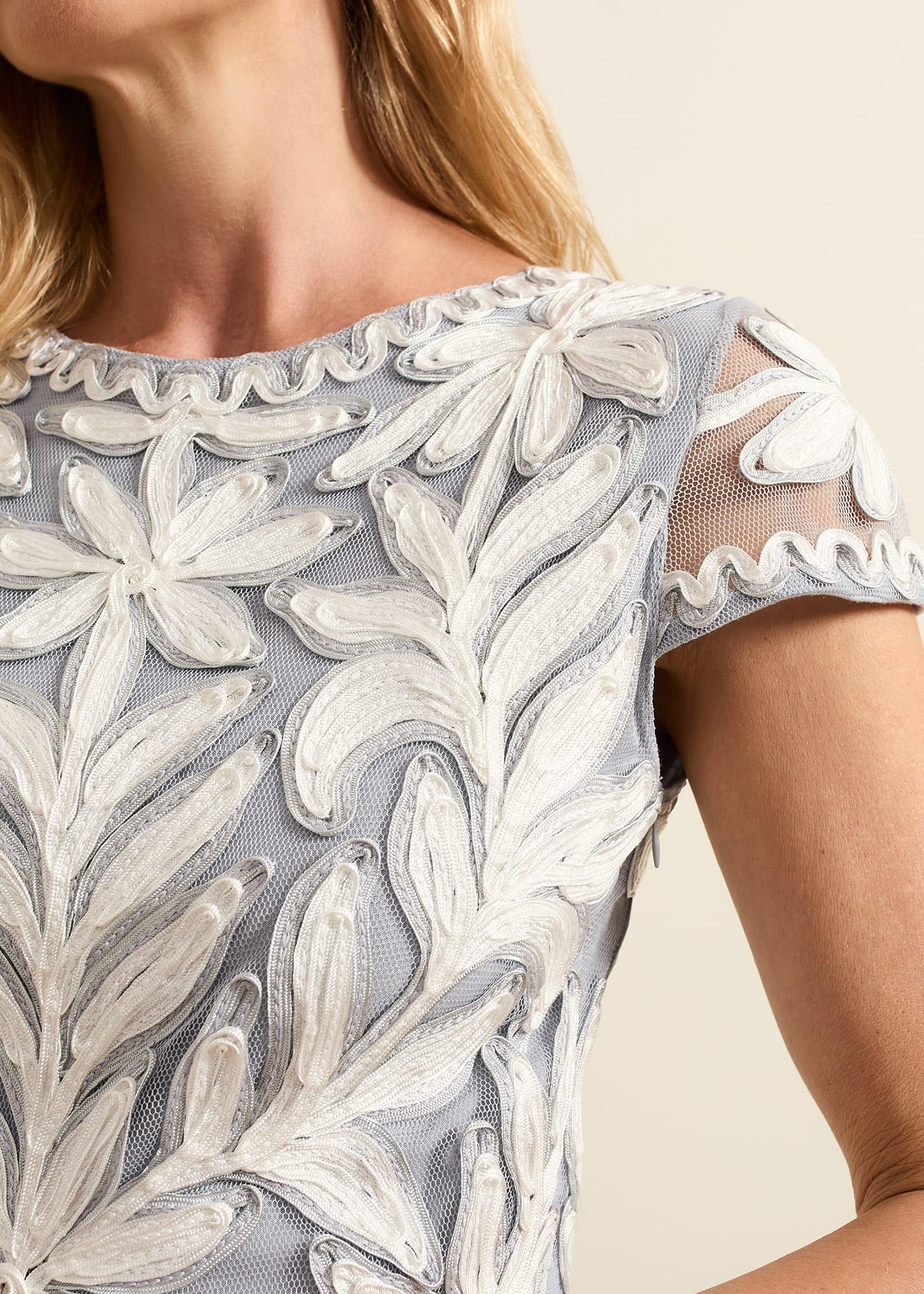 Isobel Tapework Lace Fitted Dress