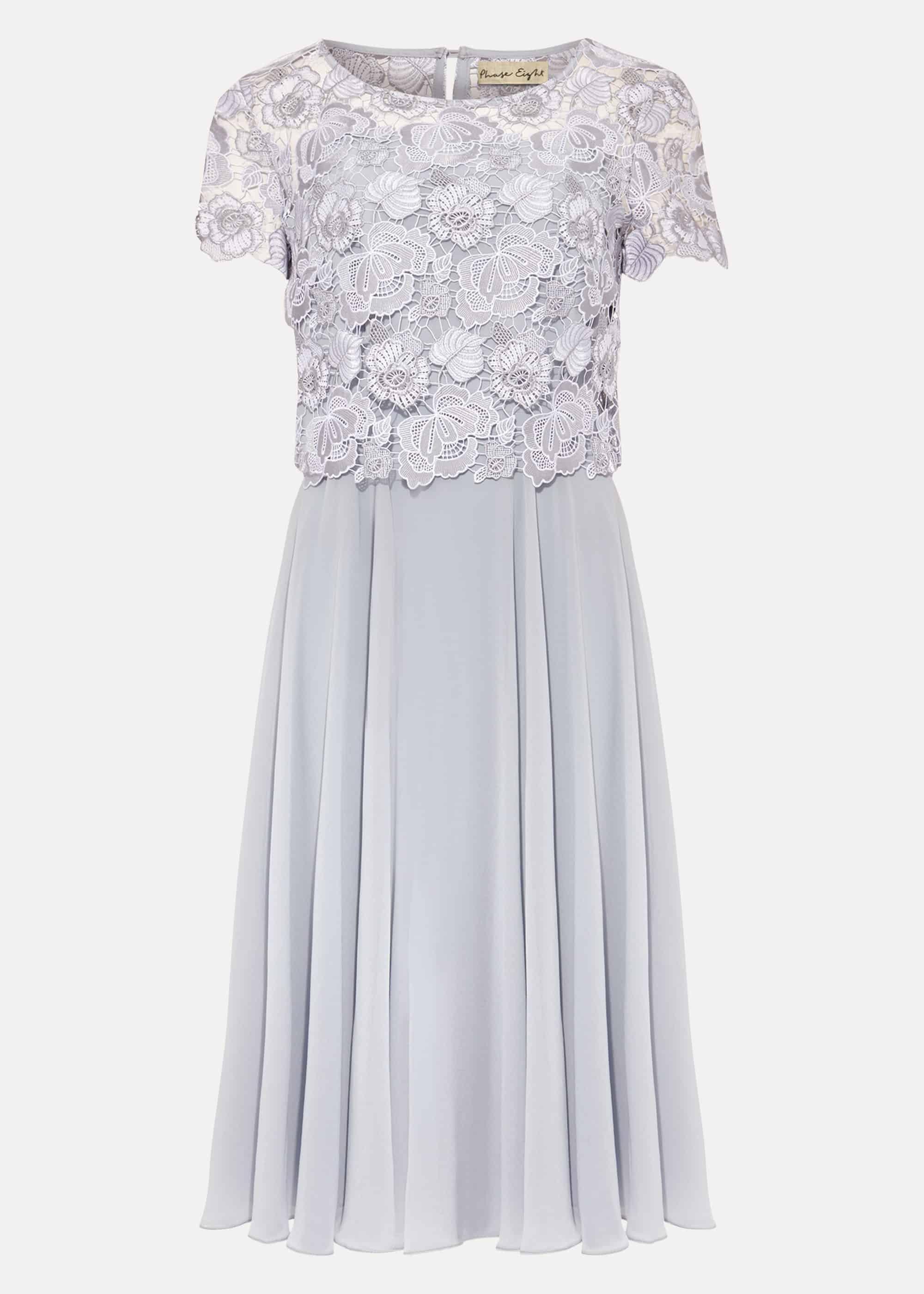 white christmas dresses Brandie Lace Bodice Chiffon Dress  All Good Things