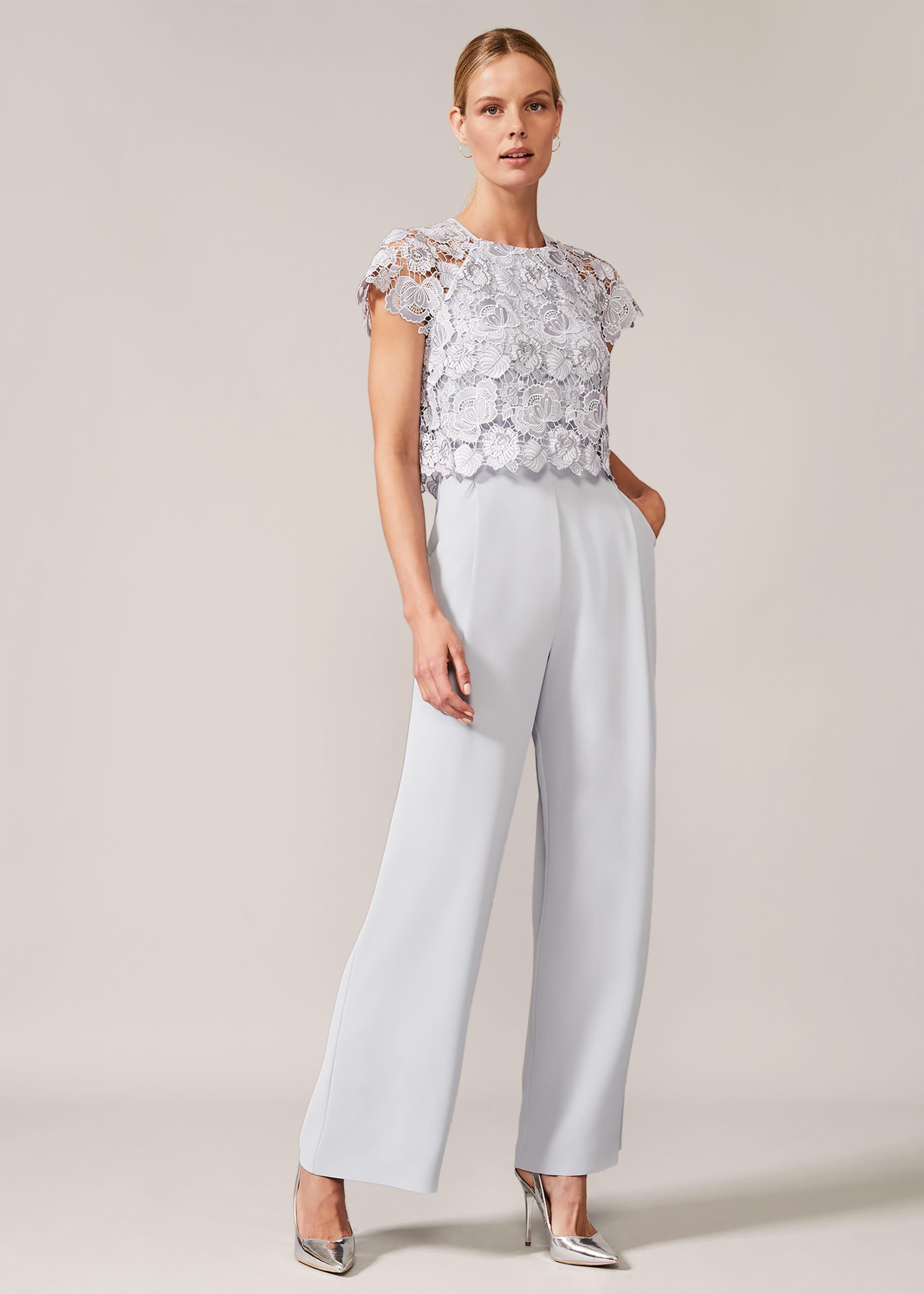 Brandie Lace Bodice Jumpsuit