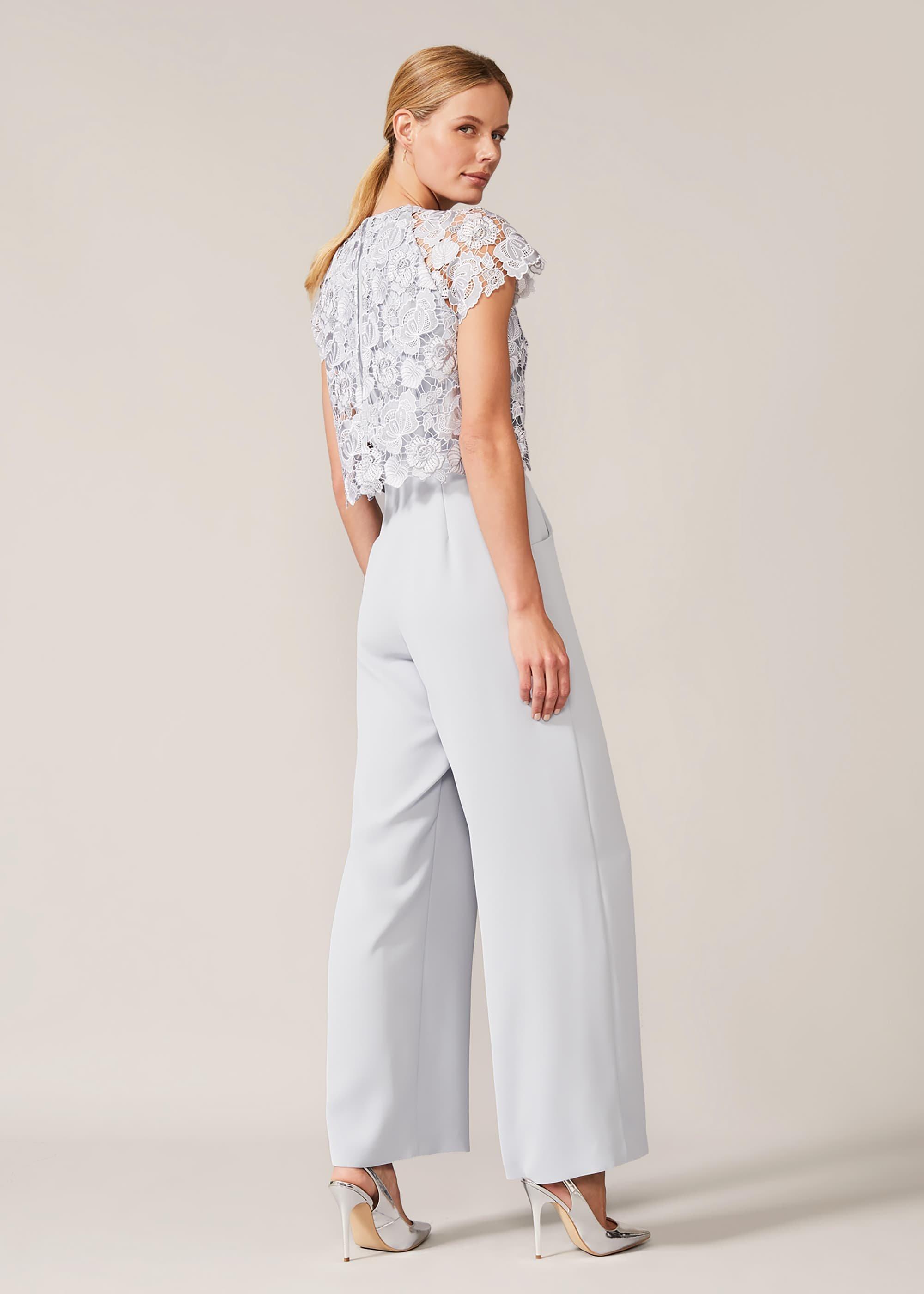 Brandie Lace Bodice Jumpsuit